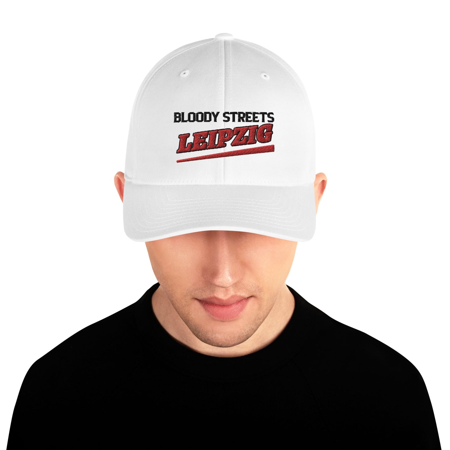 BS CITY Leipzig Crew Member Premium Red DAD CAP - BLOODY-STREETS.DE Streetwear Herren und Damen Hoodies, T-Shirts, Pullis