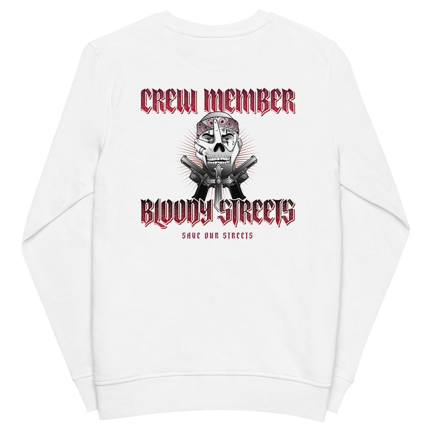 BS CITY Leipzig Crew Member Premium Red "G" Pullover - BLOODY-STREETS.DE Streetwear Herren und Damen Hoodies, T-Shirts, Pullis