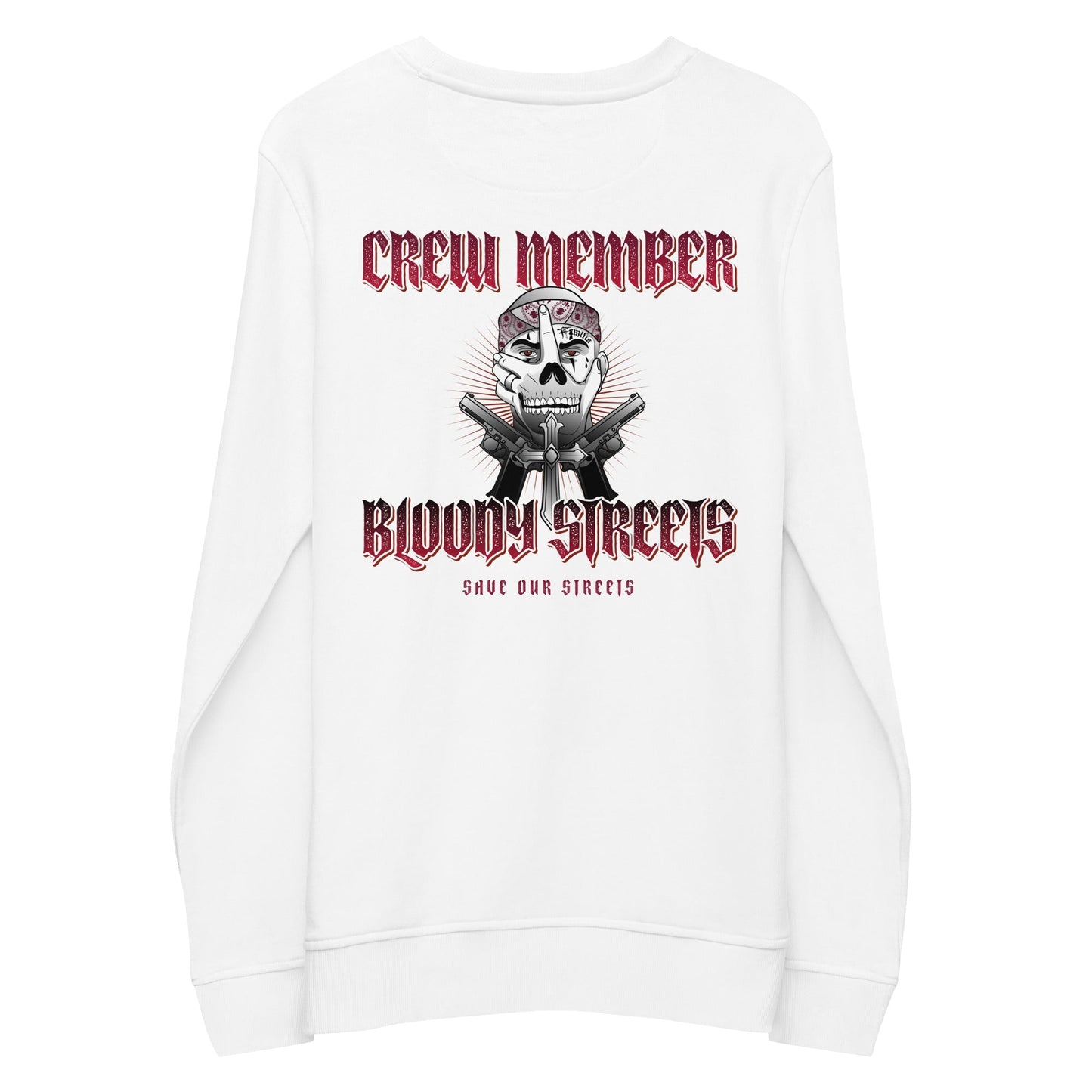 BS CITY Leipzig Crew Member Premium Red "G" Pullover - BLOODY-STREETS.DE Streetwear Herren und Damen Hoodies, T-Shirts, Pullis