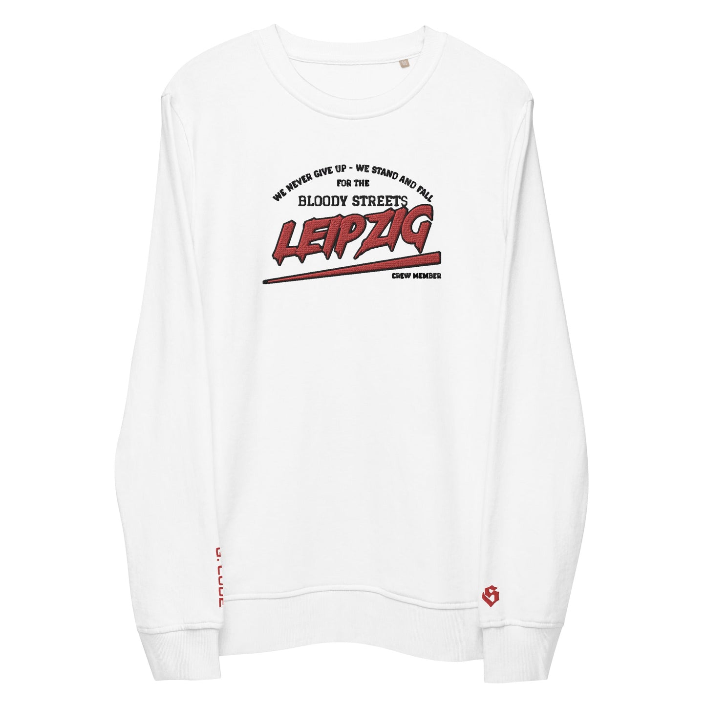 BS CITY Leipzig Crew Member Premium Red "Lady" Pullover - BLOODY-STREETS.DE Streetwear Herren und Damen Hoodies, T-Shirts, Pullis