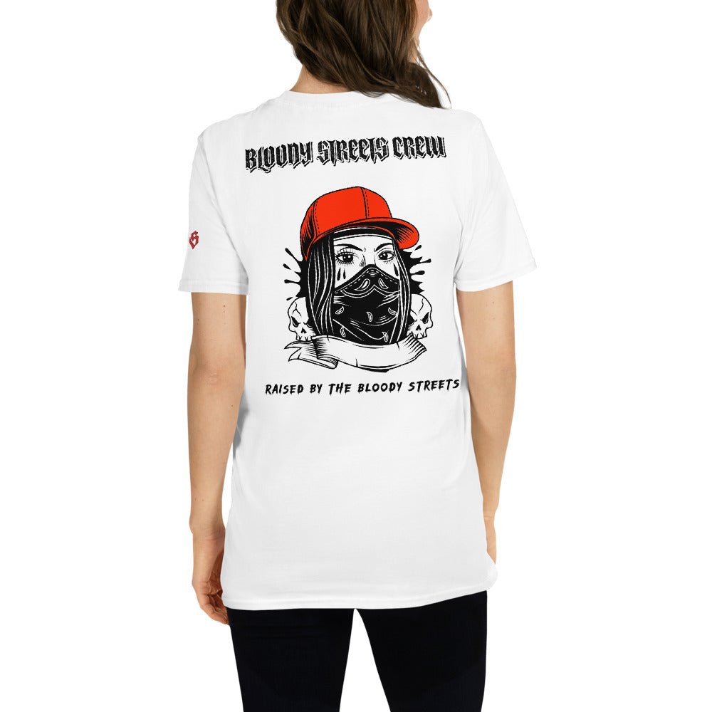 BS CITY Leipzig Crew Member Premium Red "Lady" T-Shirt - BLOODY-STREETS.DE Streetwear Herren und Damen Hoodies, T-Shirts, Pullis