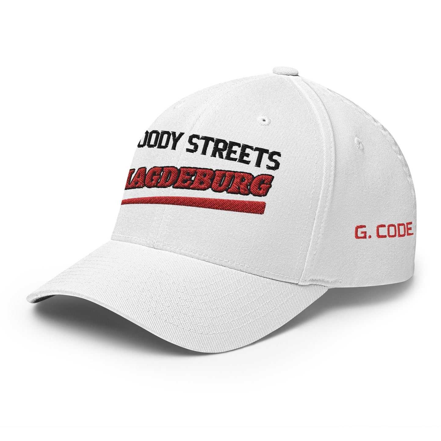 BS CITY Magdeburg Crew Member Premium Red DAD CAP - BLOODY-STREETS.DE Streetwear Herren und Damen Hoodies, T-Shirts, Pullis
