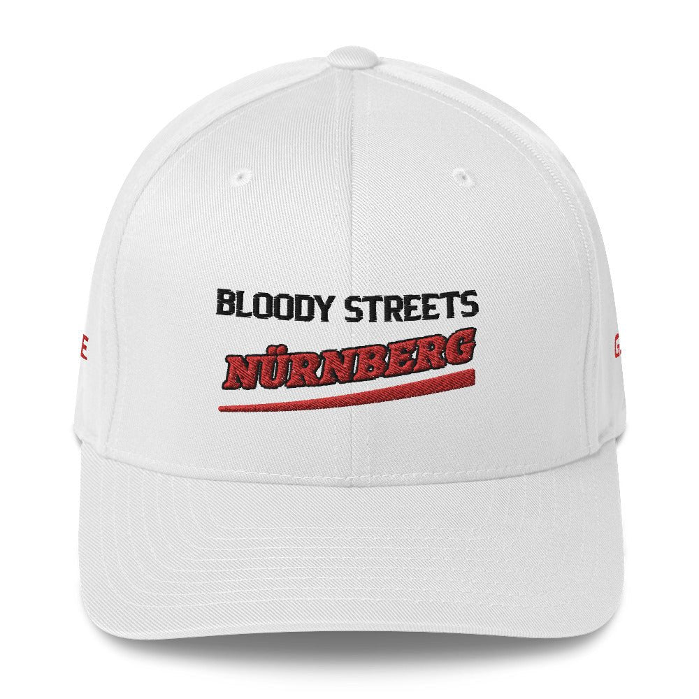 BS CITY Nürnberg Crew Member Premium Red DAD CAP - BLOODY-STREETS.DE Streetwear Herren und Damen Hoodies, T-Shirts, Pullis