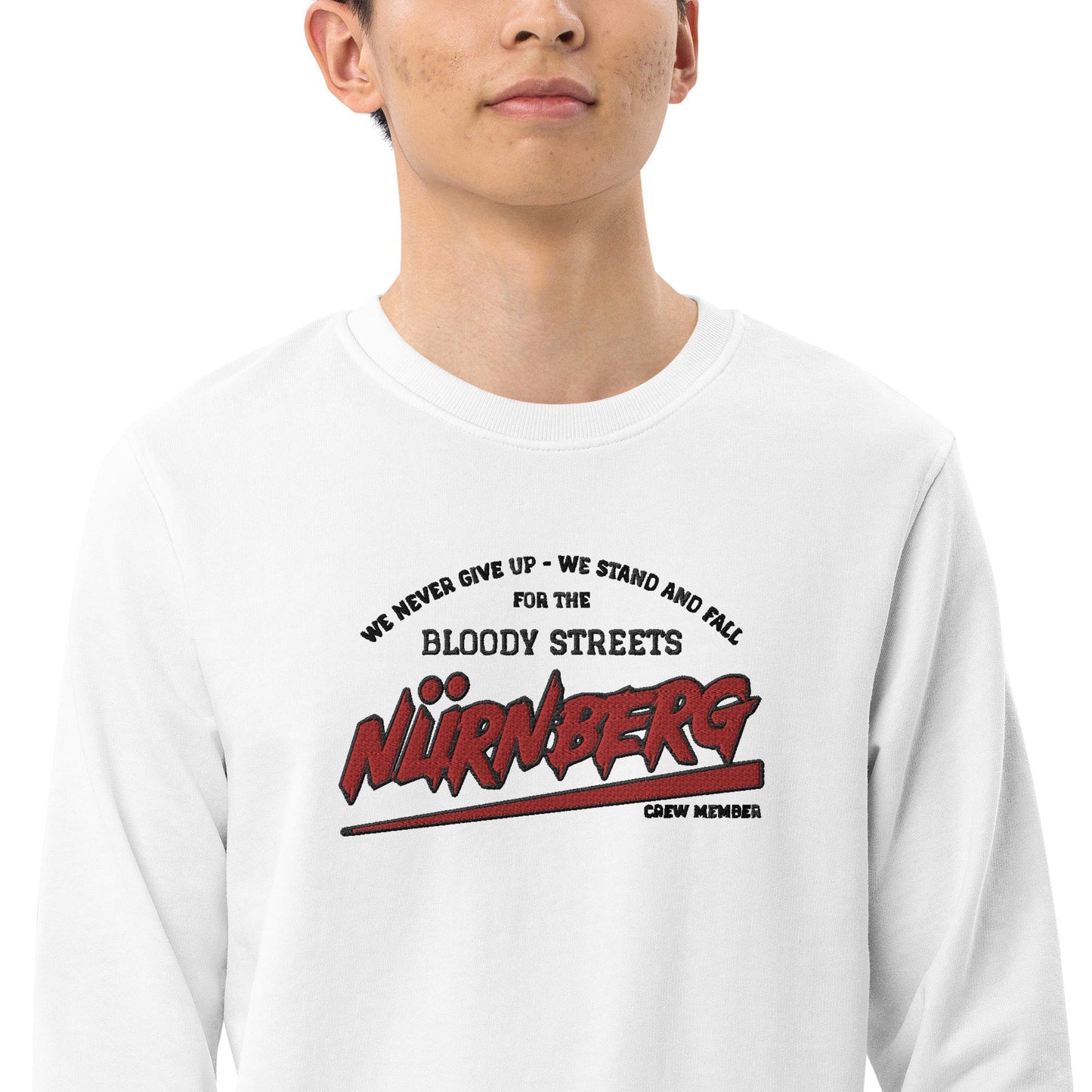 BS CITY Nürnberg Crew Member Premium Red "G" Pullover - BLOODY-STREETS.DE Streetwear Herren und Damen Hoodies, T-Shirts, Pullis