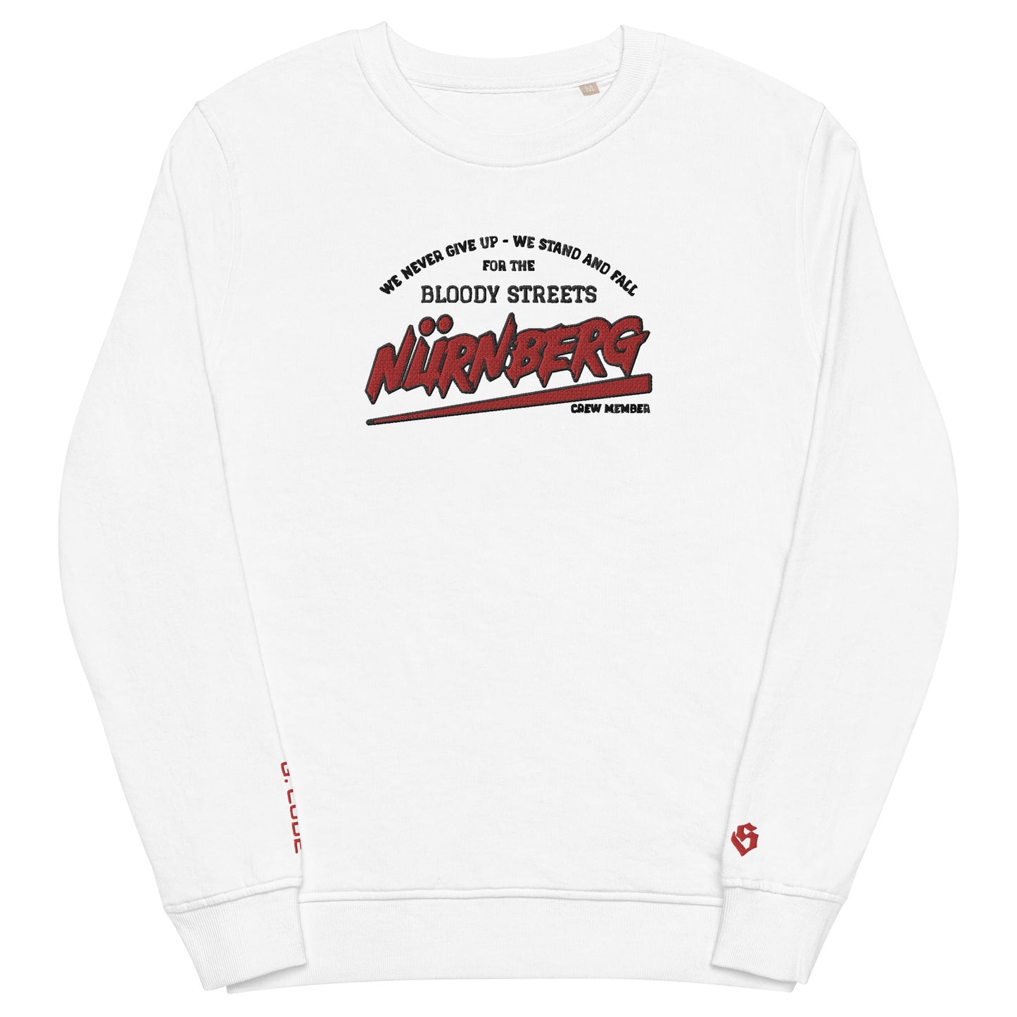 BS CITY Nürnberg Crew Member Premium Red "Lady" Pullover - BLOODY-STREETS.DE Streetwear Herren und Damen Hoodies, T-Shirts, Pullis