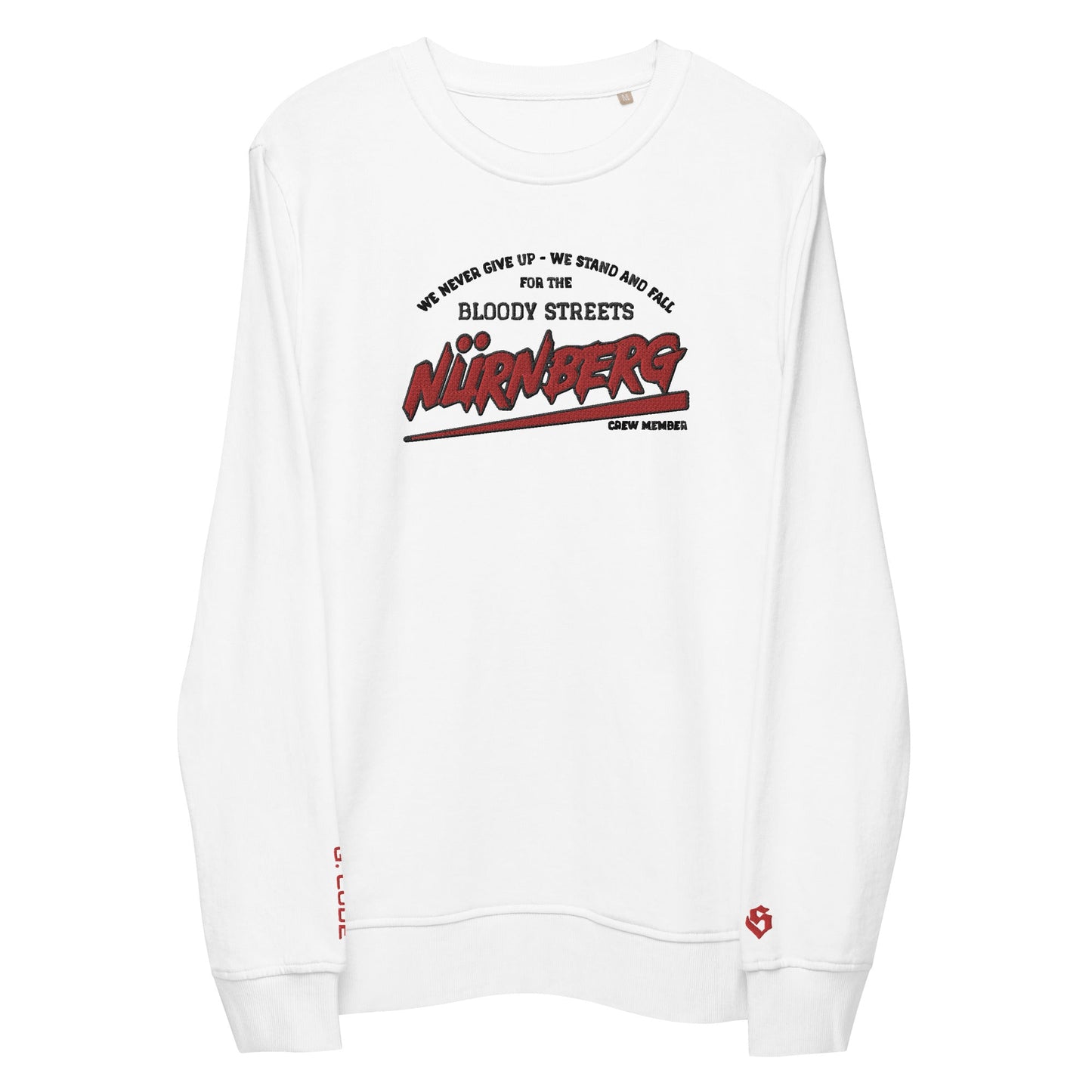 BS CITY Nürnberg Crew Member Premium Red "Lady" Pullover - BLOODY-STREETS.DE Streetwear Herren und Damen Hoodies, T-Shirts, Pullis