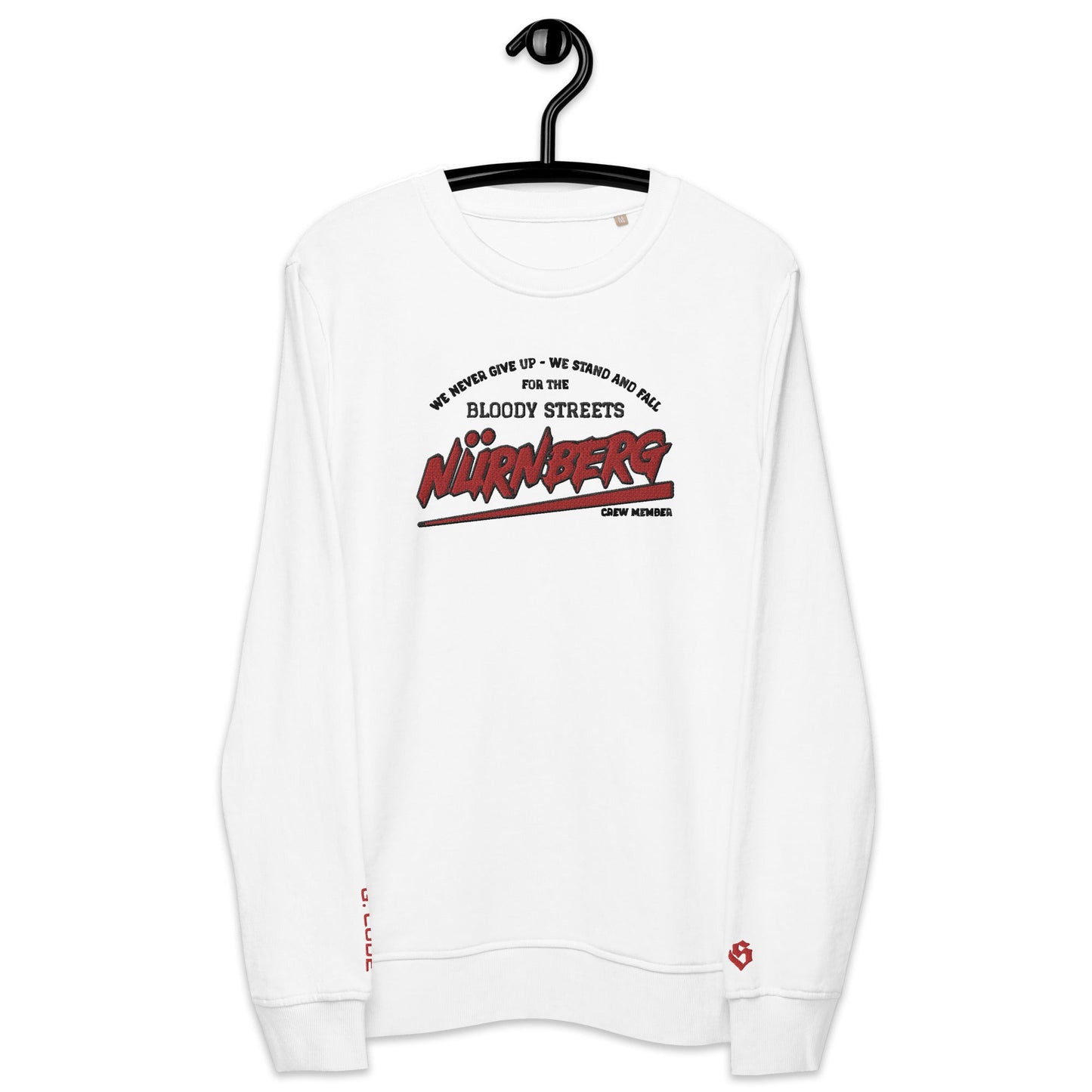 BS CITY Nürnberg Crew Member Premium Red "Lady" Pullover - BLOODY-STREETS.DE Streetwear Herren und Damen Hoodies, T-Shirts, Pullis
