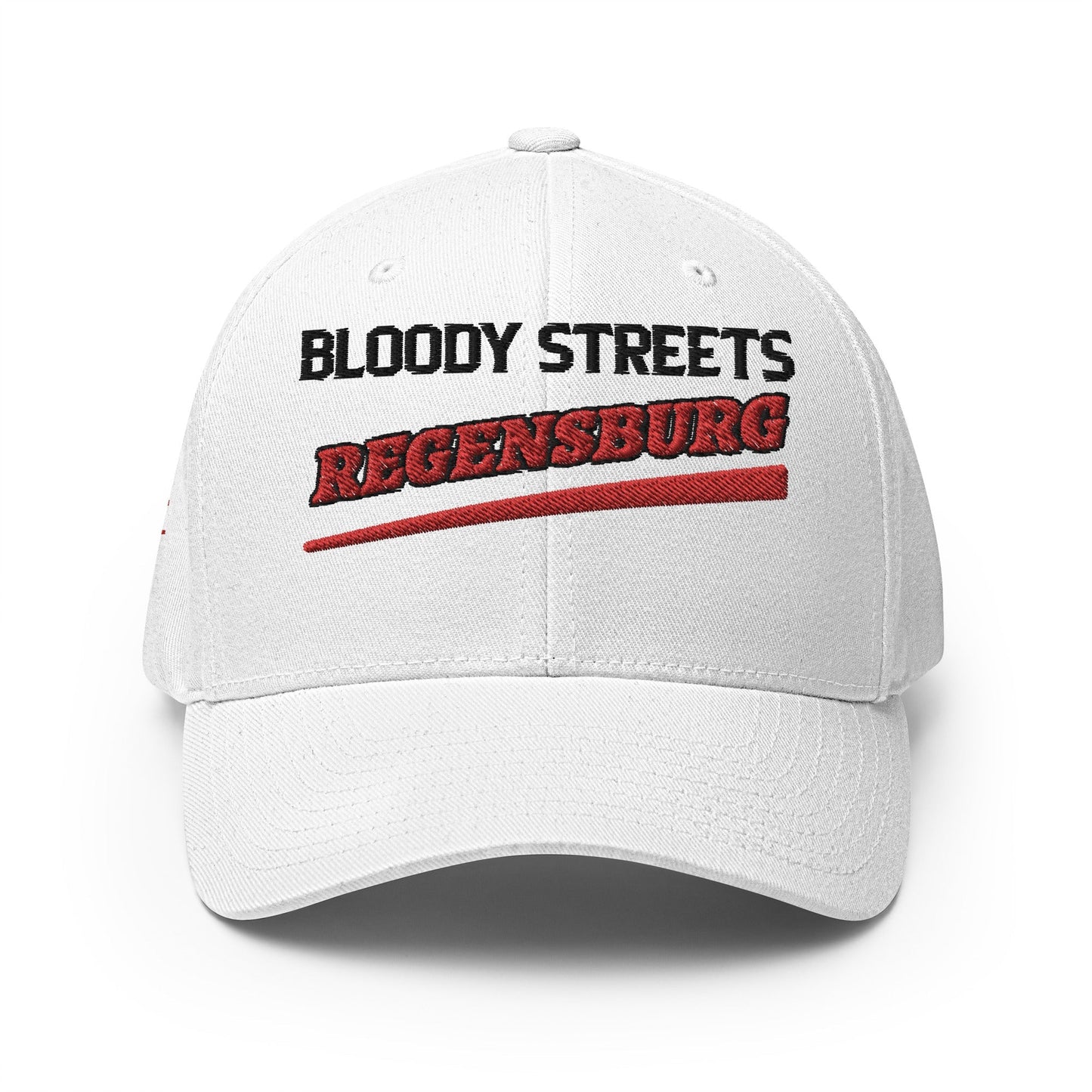 BS CITY Regensburg Crew Member Premium Red DAD CAP - BLOODY-STREETS.DE Streetwear Herren und Damen Hoodies, T-Shirts, Pullis