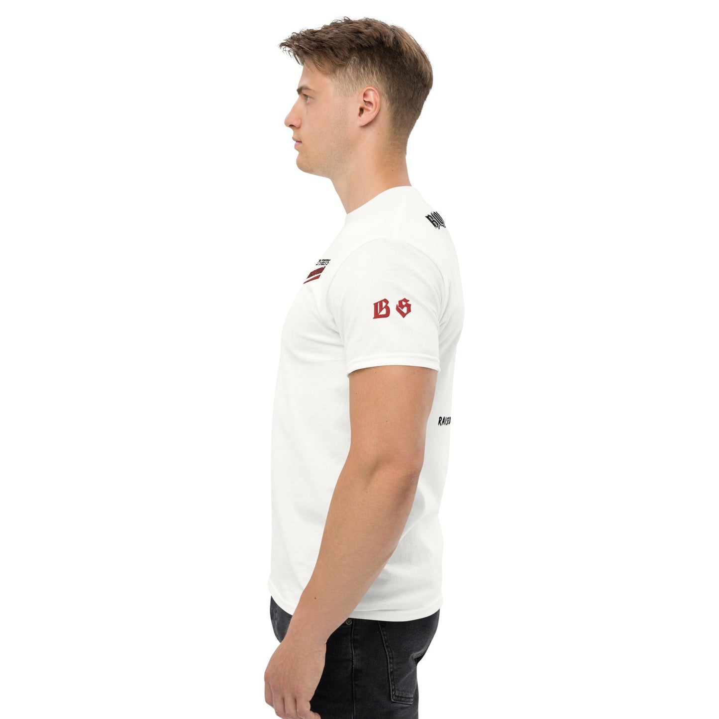 BS CITY Regensburg Crew Member Premium Red "G" T-Shirt - BLOODY-STREETS.DE Streetwear Herren und Damen Hoodies, T-Shirts, Pullis