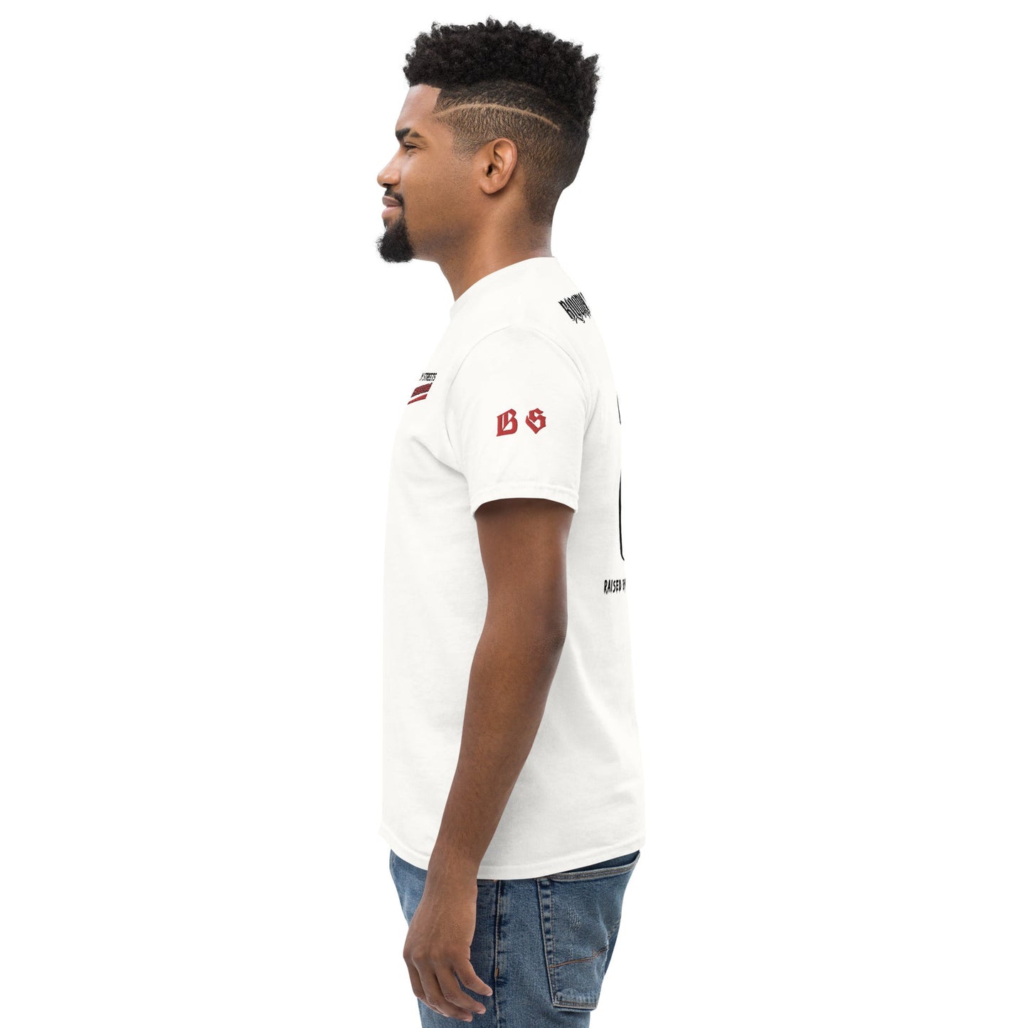 BS CITY Regensburg Crew Member Premium Red "G" T-Shirt - BLOODY-STREETS.DE Streetwear Herren und Damen Hoodies, T-Shirts, Pullis