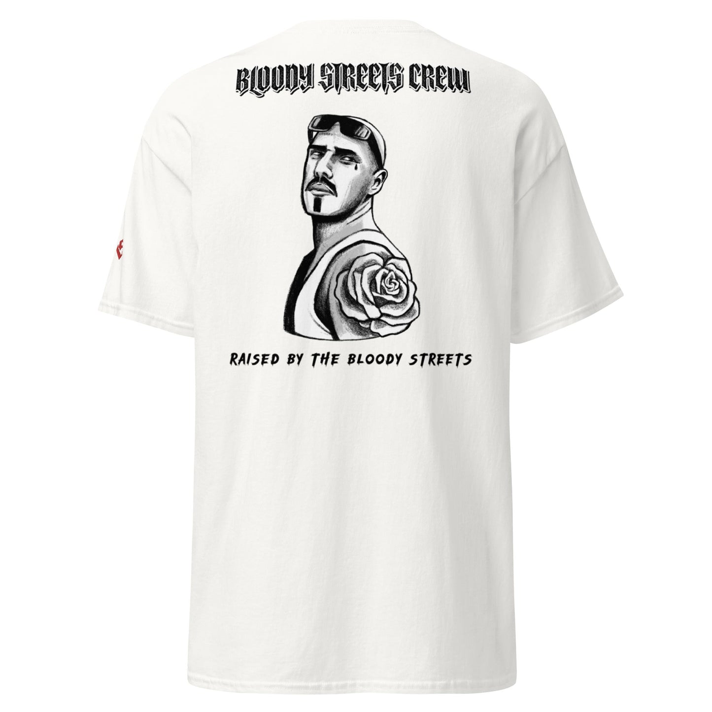 BS CITY Regensburg Crew Member Premium Red "G" T-Shirt - BLOODY-STREETS.DE Streetwear Herren und Damen Hoodies, T-Shirts, Pullis