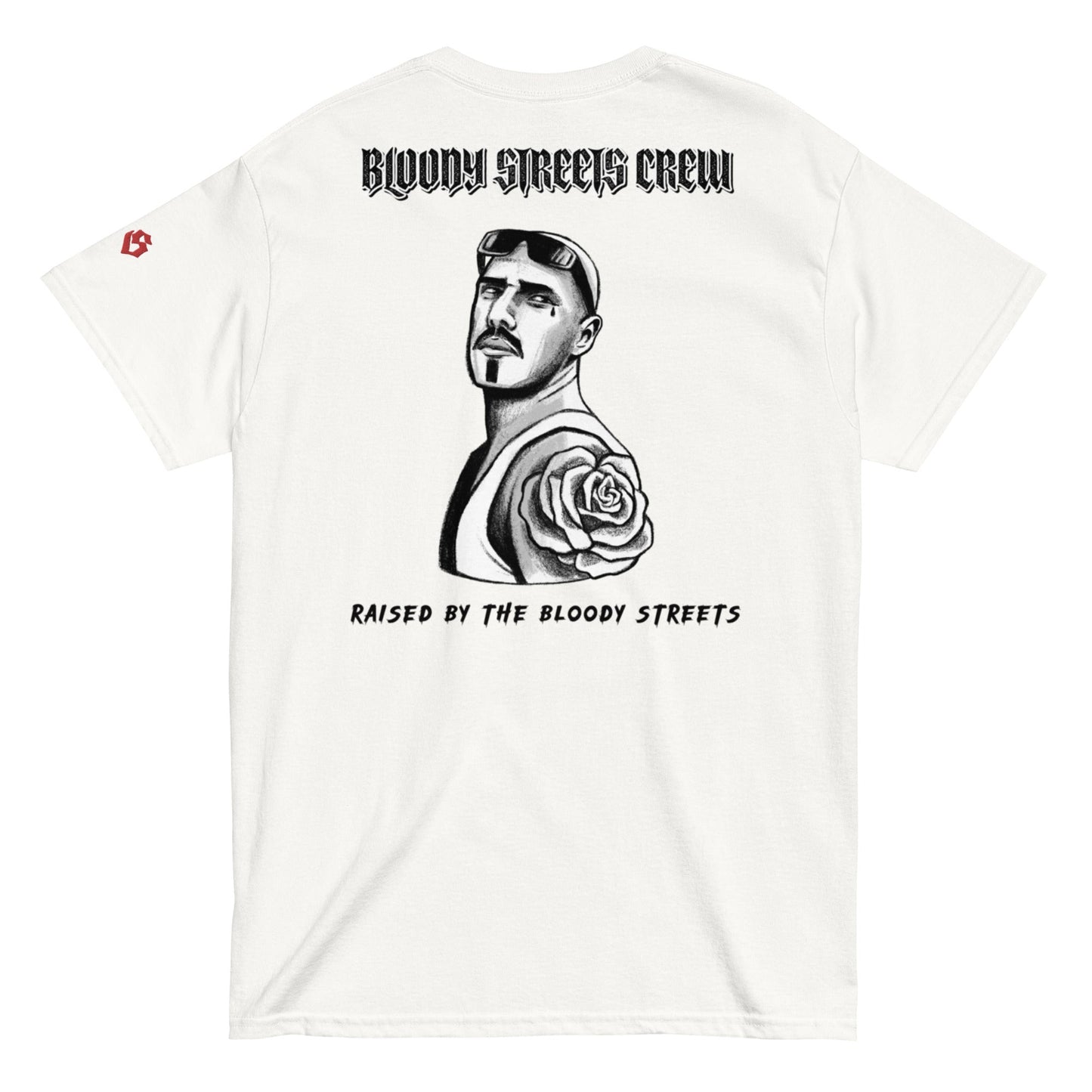 BS CITY Regensburg Crew Member Premium Red "G" T-Shirt - BLOODY-STREETS.DE Streetwear Herren und Damen Hoodies, T-Shirts, Pullis