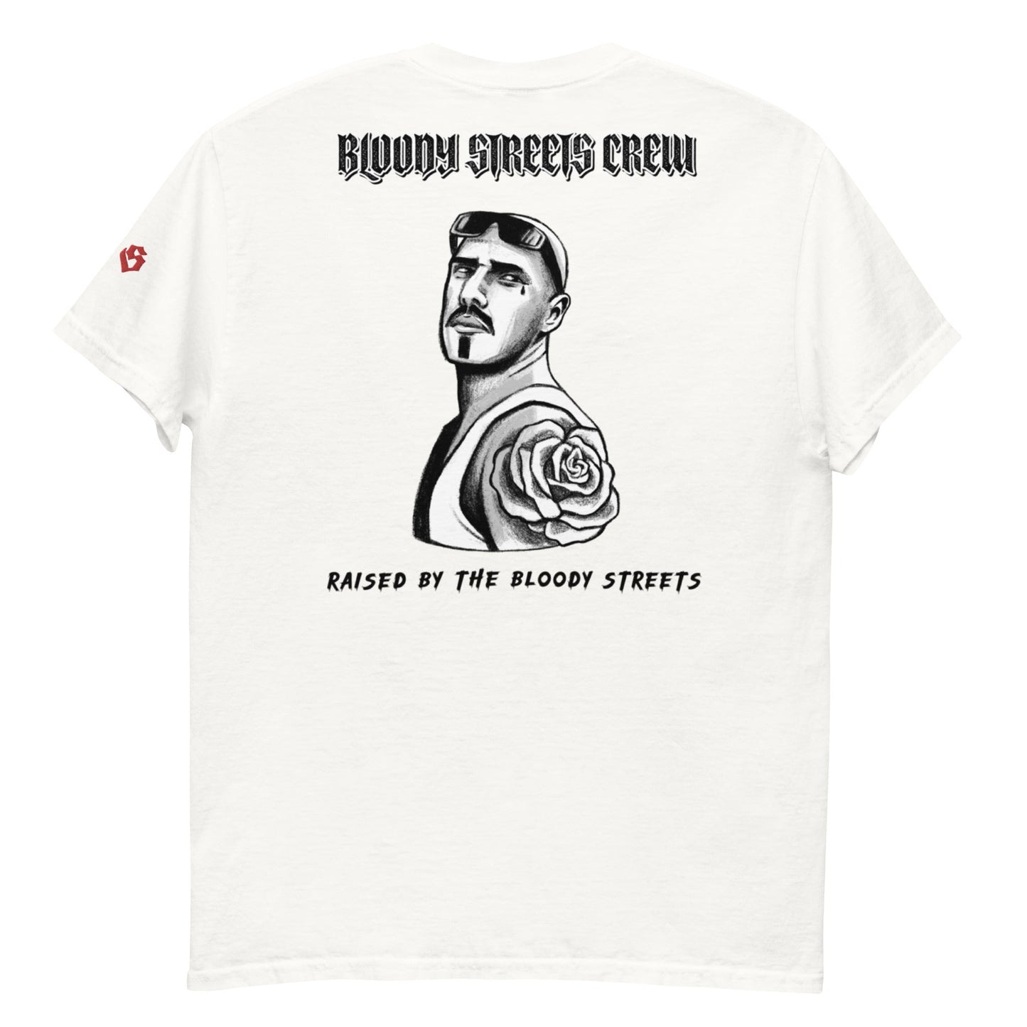 BS CITY Regensburg Crew Member Premium Red "G" T-Shirt - BLOODY-STREETS.DE Streetwear Herren und Damen Hoodies, T-Shirts, Pullis