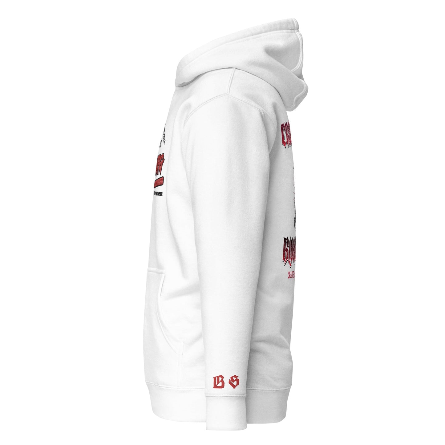 BS CITY Regensburg Crew Member Premium Red Lady Hoodie - BLOODY-STREETS.DE Streetwear Herren und Damen Hoodies, T-Shirts, Pullis