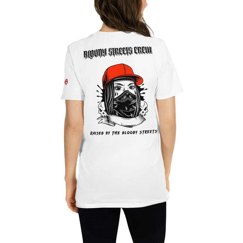 BS CITY Regensburg Crew Member Premium Red "Lady" T-Shirt - BLOODY-STREETS.DE Streetwear Herren und Damen Hoodies, T-Shirts, Pullis