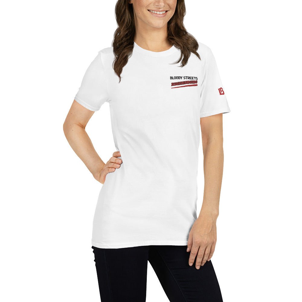 BS CITY Regensburg Crew Member Premium Red "Lady" T-Shirt - BLOODY-STREETS.DE Streetwear Herren und Damen Hoodies, T-Shirts, Pullis