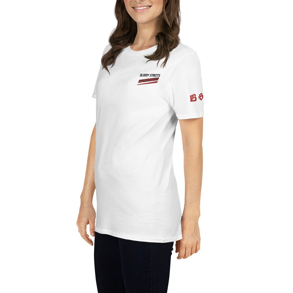 BS CITY Regensburg Crew Member Premium Red "Lady" T-Shirt - BLOODY-STREETS.DE Streetwear Herren und Damen Hoodies, T-Shirts, Pullis