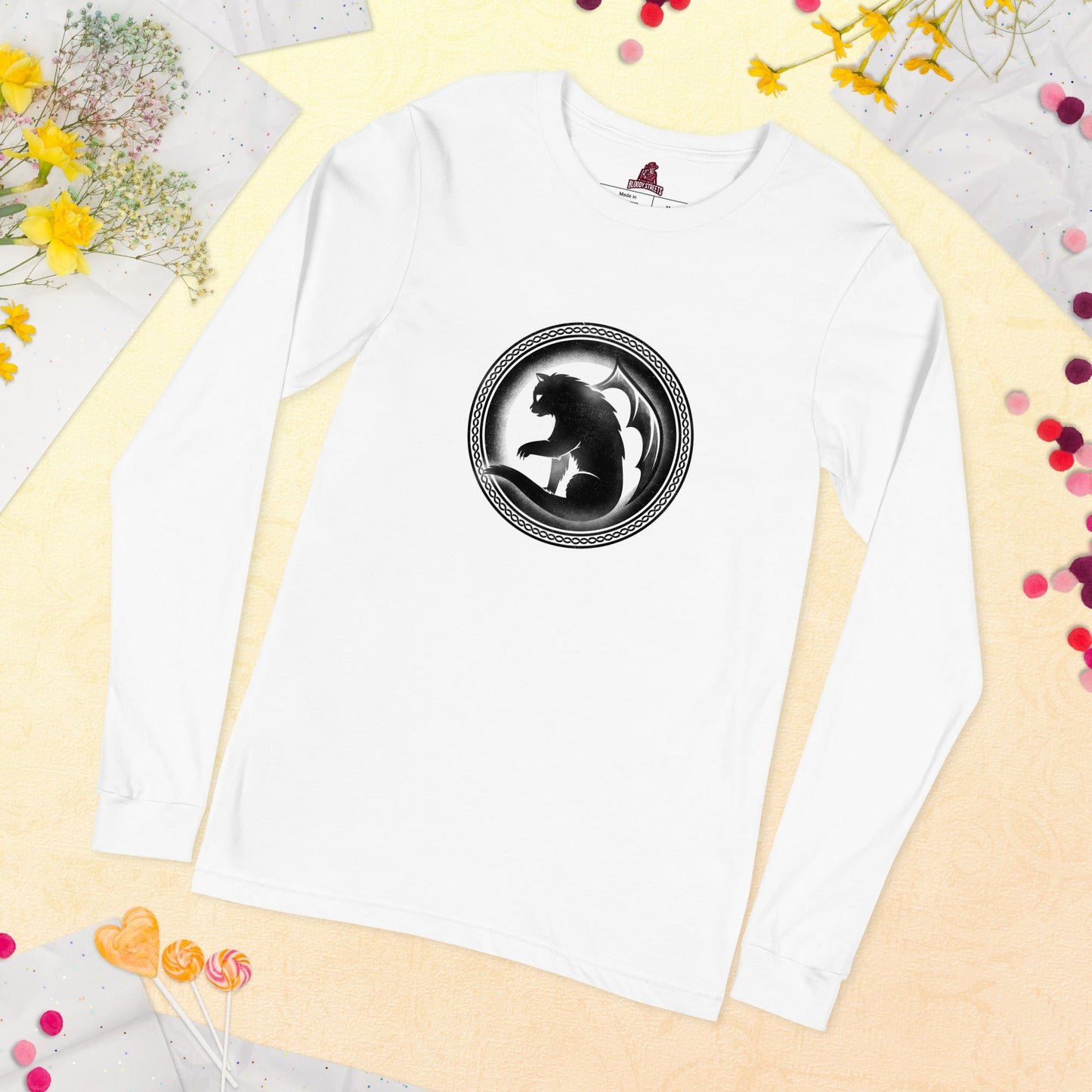 CAT Style - Langärmeliges T-Shirt - BLOODY-STREETS.DE Streetwear Herren und Damen Hoodies, T-Shirts, Pullis