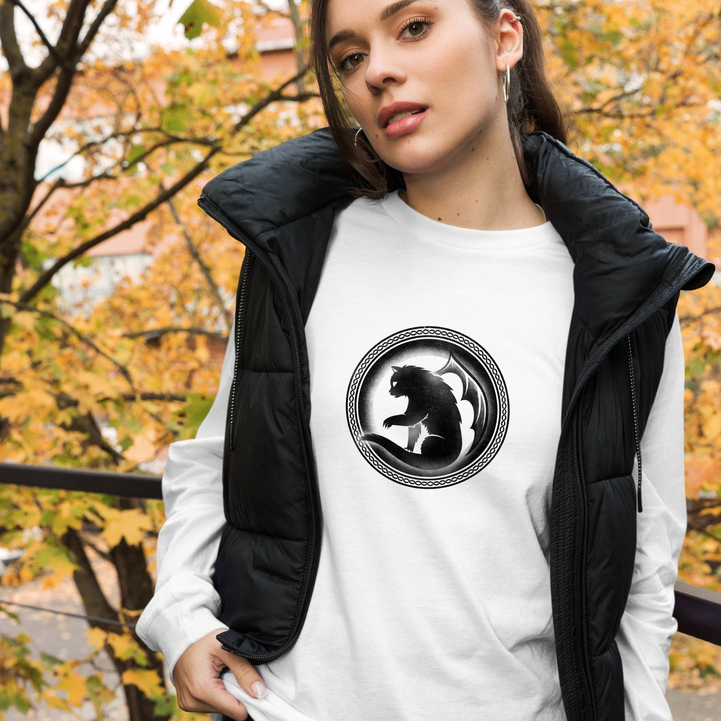 CAT Style - Langärmeliges T-Shirt - BLOODY-STREETS.DE Streetwear Herren und Damen Hoodies, T-Shirts, Pullis