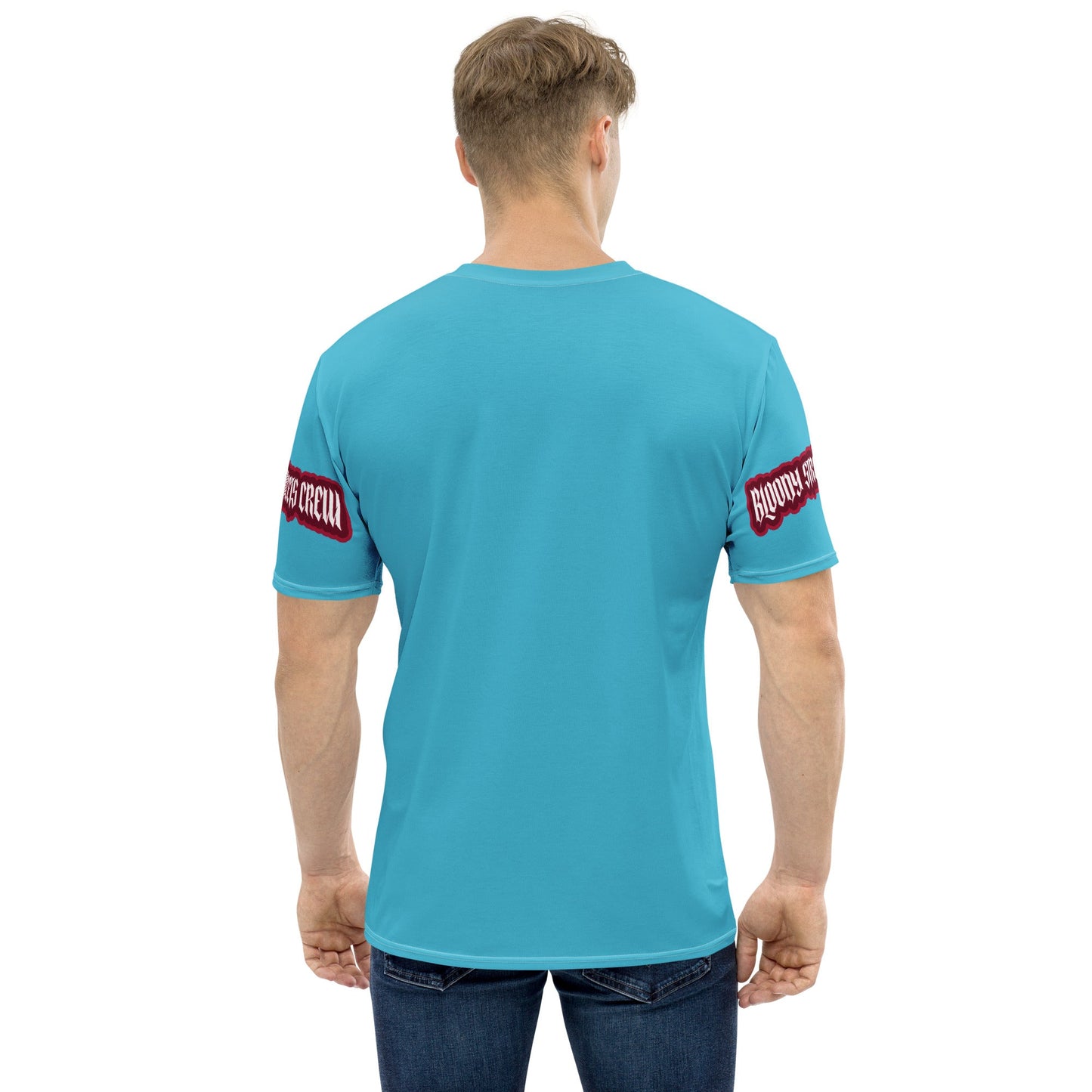 CONQUER THE WORLD Herren-T-Shirt BLAU - BLOODY-STREETS.DE Streetwear Herren und Damen Hoodies, T-Shirts, Pullis