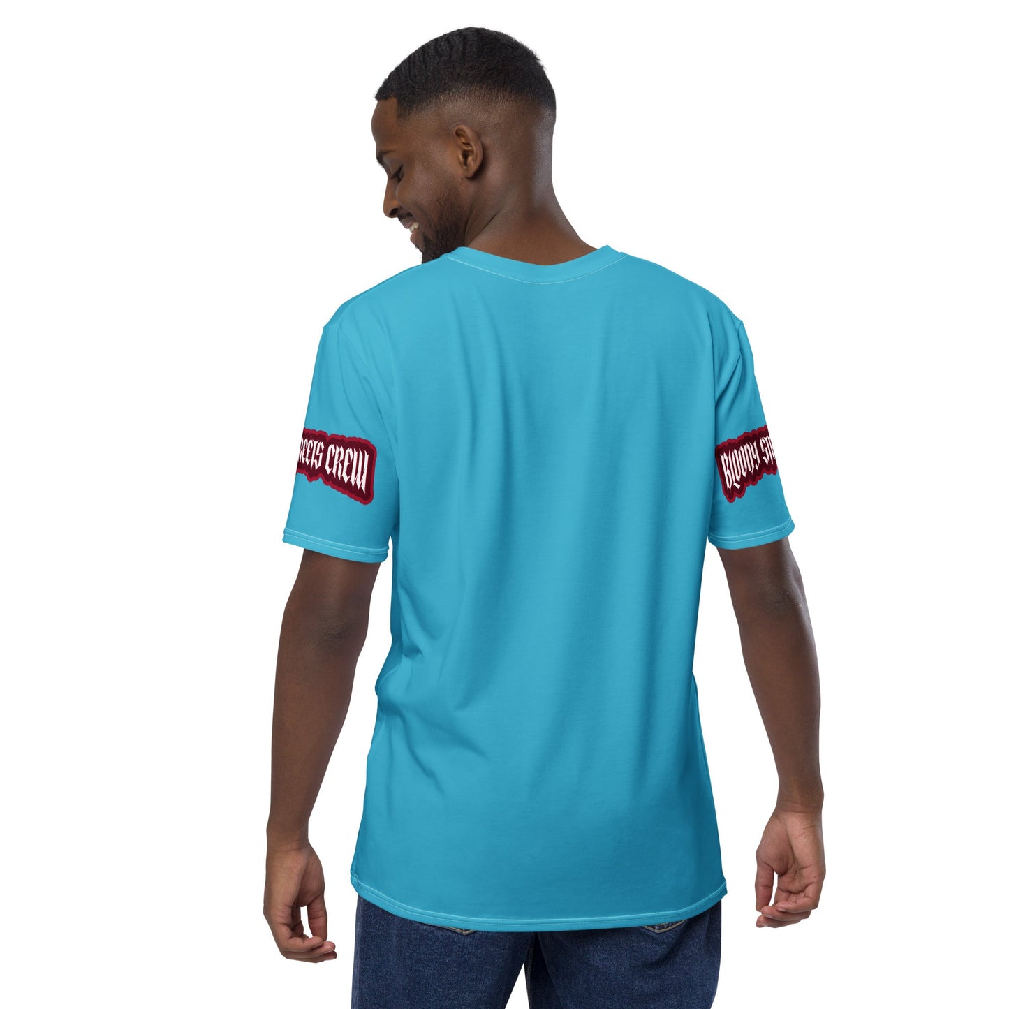 CONQUER THE WORLD Herren-T-Shirt BLAU - BLOODY-STREETS.DE Streetwear Herren und Damen Hoodies, T-Shirts, Pullis