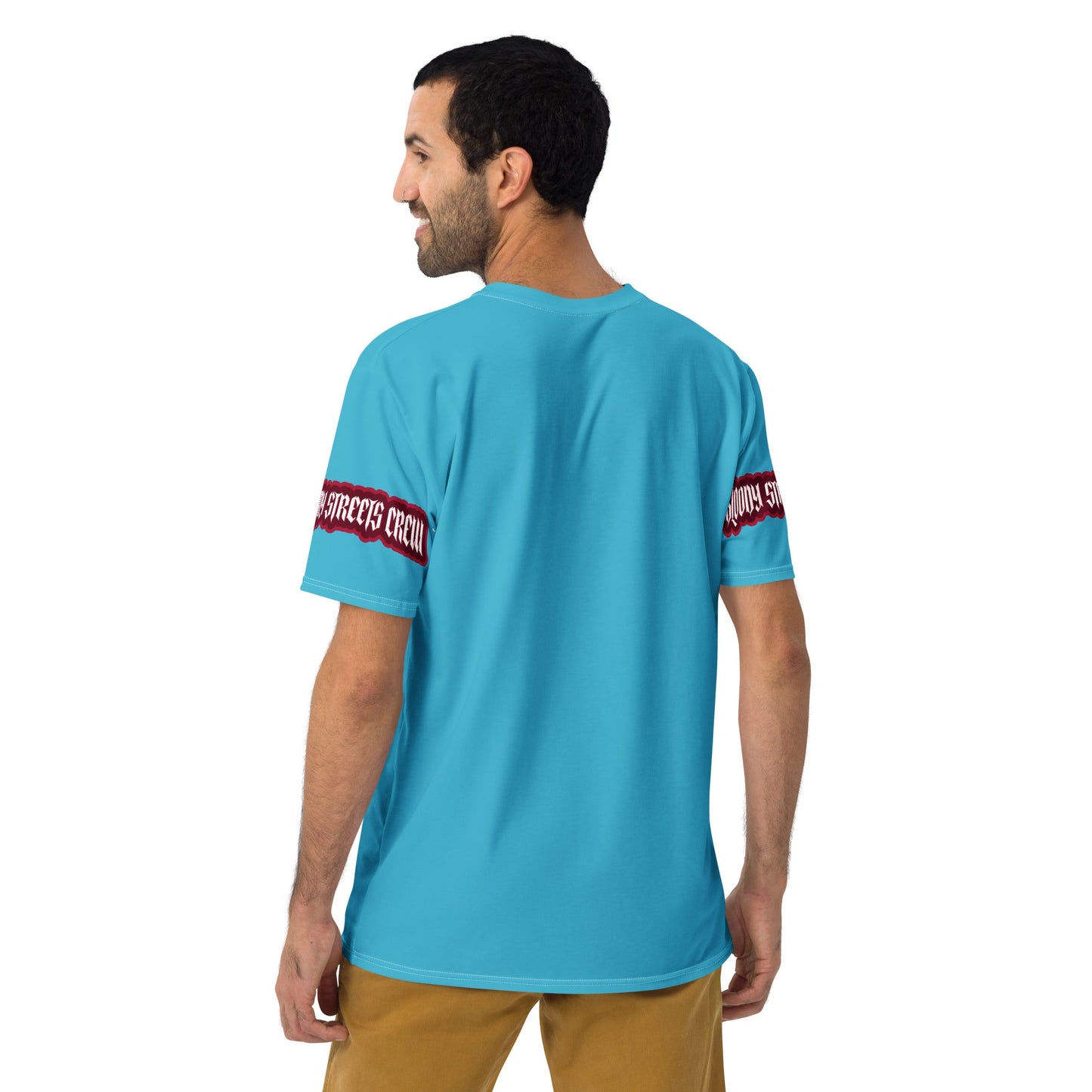 CONQUER THE WORLD Herren-T-Shirt BLAU - BLOODY-STREETS.DE Streetwear Herren und Damen Hoodies, T-Shirts, Pullis