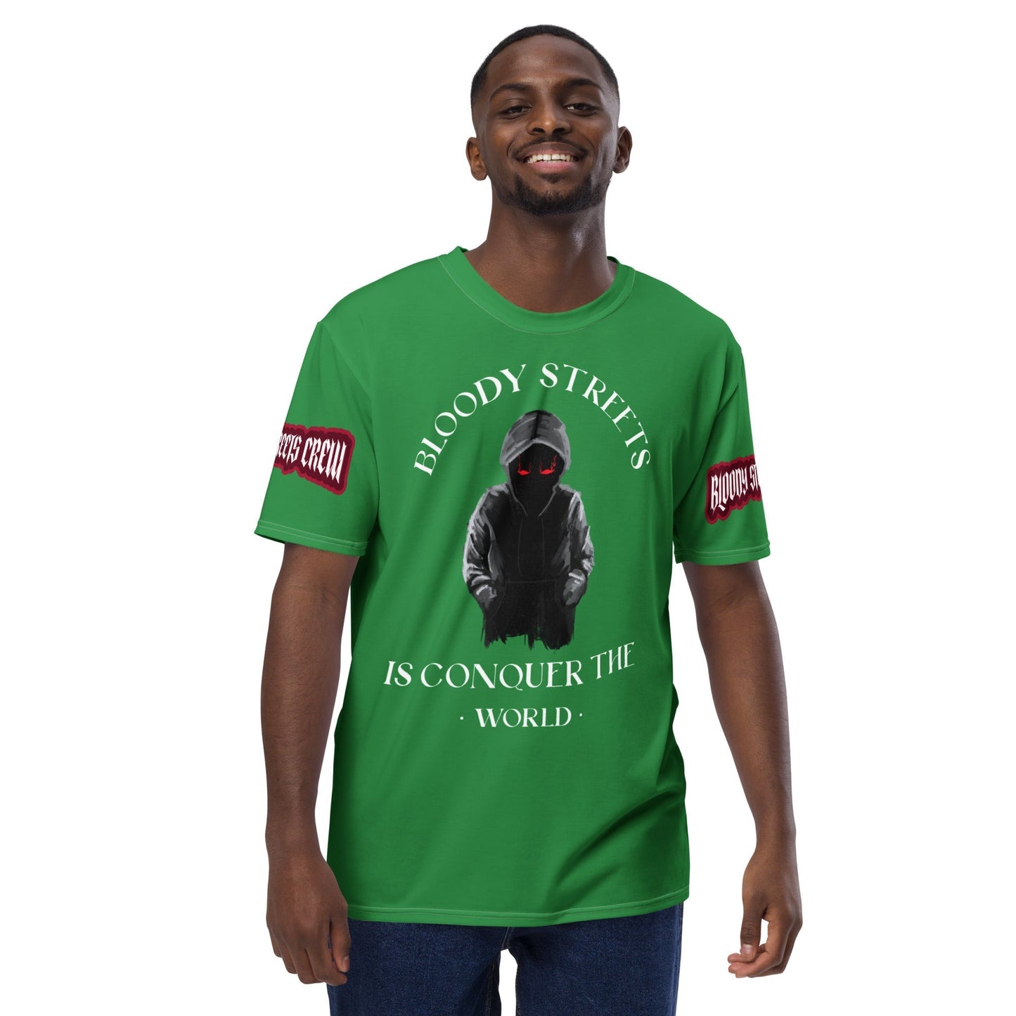 T-Shirt Damen - WHOLE WORLD OF THE BLOODY STREETS - PREMIUM - BLOODY-STREETS.DE Streetwear Herren und Damen Hoodies, T-Shirts, Pullis
