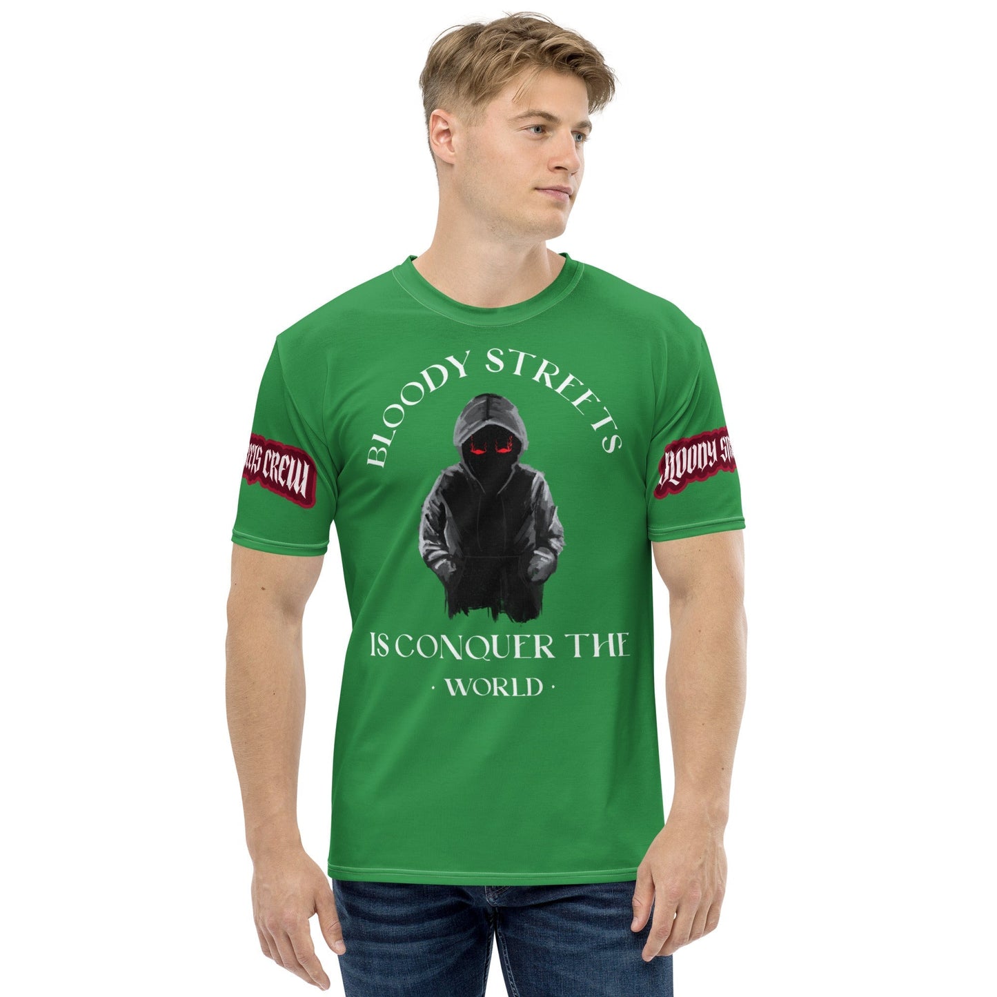 T-Shirt Damen - WHOLE WORLD OF THE BLOODY STREETS - PREMIUM - BLOODY-STREETS.DE Streetwear Herren und Damen Hoodies, T-Shirts, Pullis