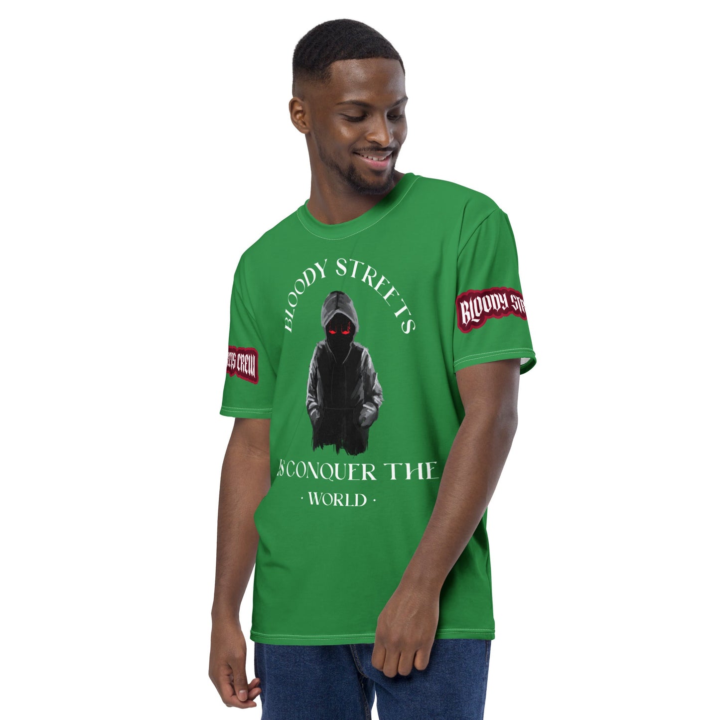 T-Shirt Damen - WHOLE WORLD OF THE BLOODY STREETS - PREMIUM - BLOODY-STREETS.DE Streetwear Herren und Damen Hoodies, T-Shirts, Pullis