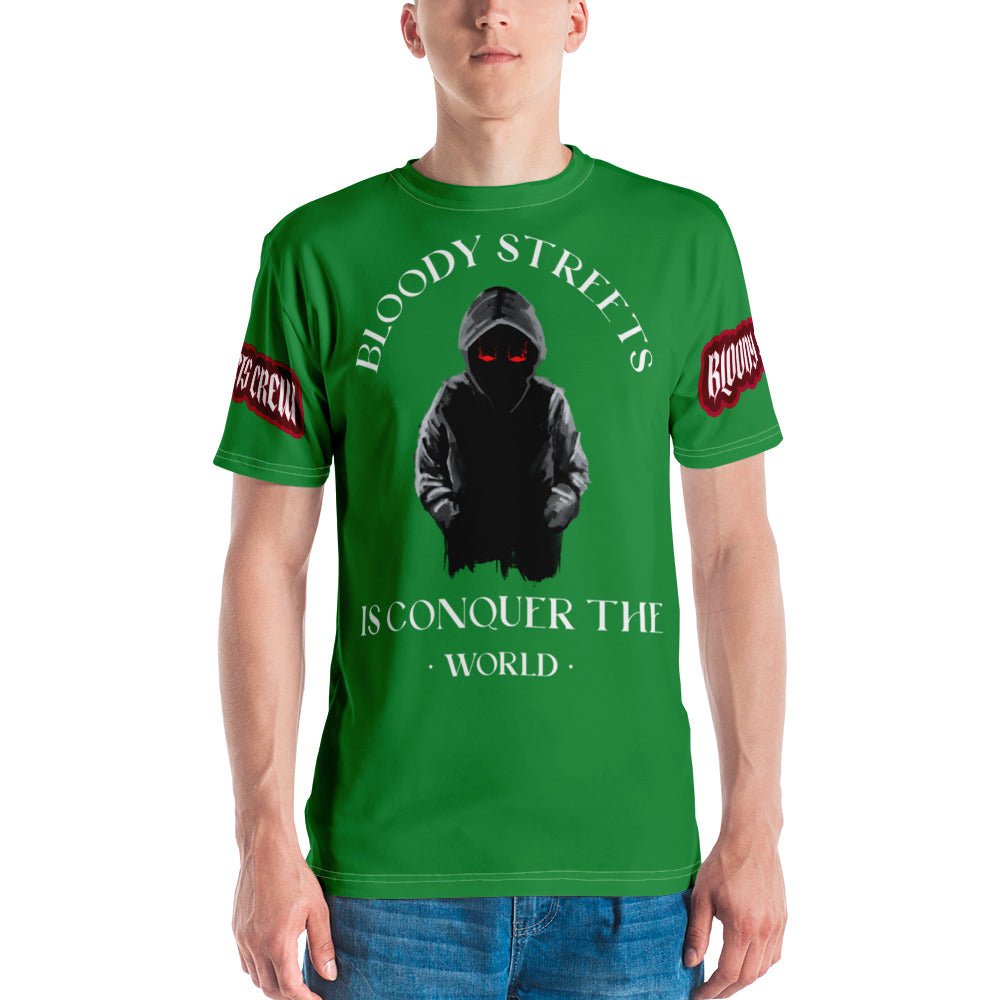 T-Shirt Damen - WHOLE WORLD OF THE BLOODY STREETS - PREMIUM - BLOODY-STREETS.DE Streetwear Herren und Damen Hoodies, T-Shirts, Pullis