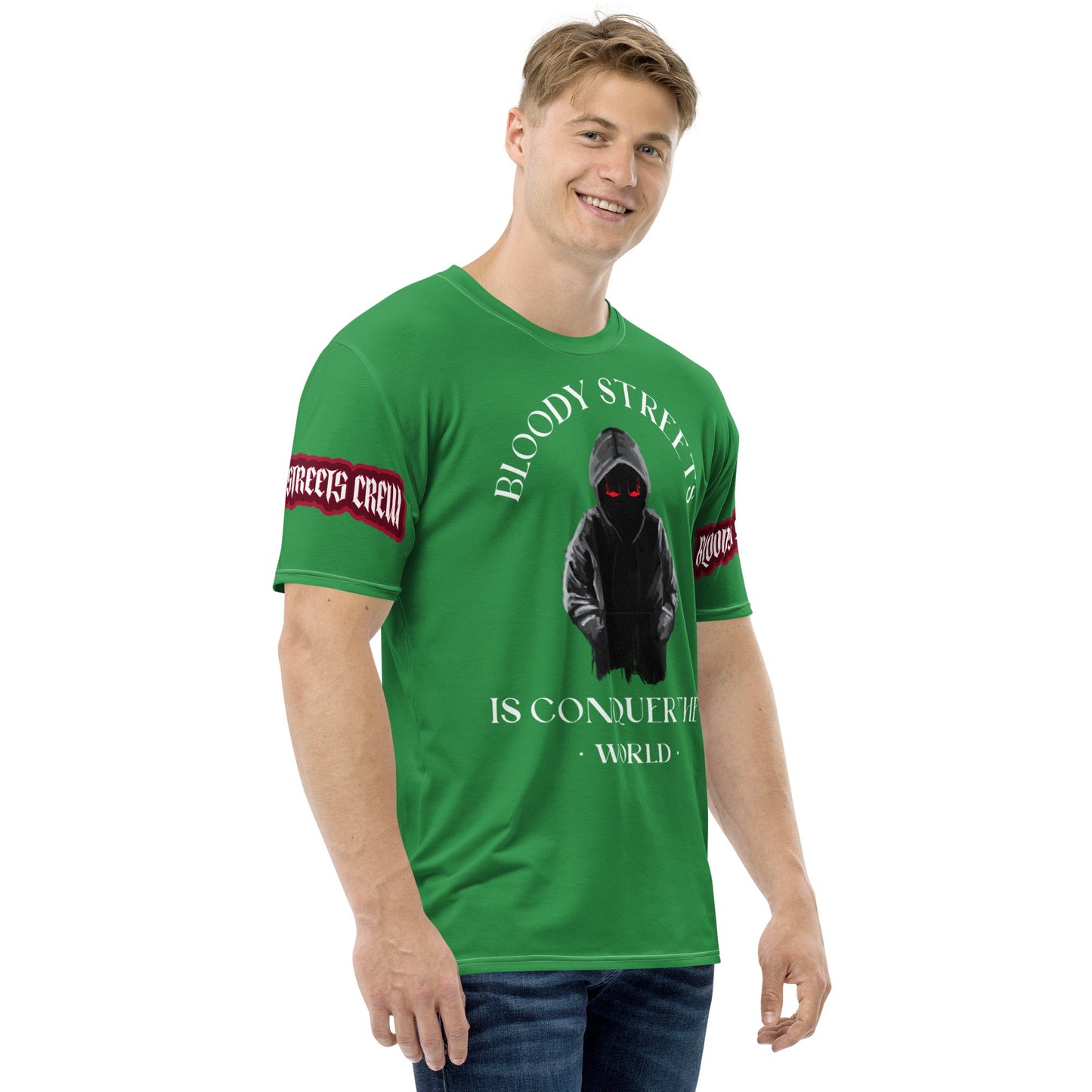 T-Shirt Damen - WHOLE WORLD OF THE BLOODY STREETS - PREMIUM - BLOODY-STREETS.DE Streetwear Herren und Damen Hoodies, T-Shirts, Pullis