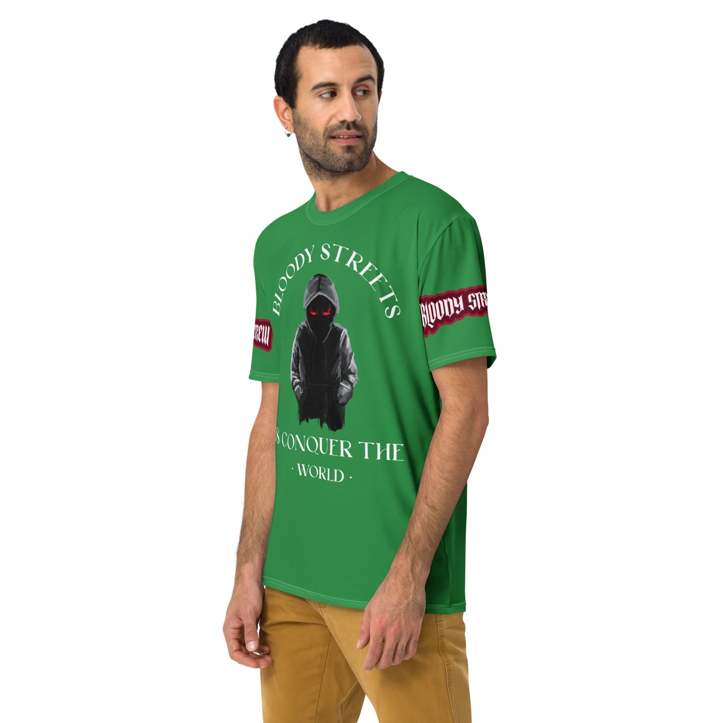 T-Shirt Damen - WHOLE WORLD OF THE BLOODY STREETS - PREMIUM - BLOODY-STREETS.DE Streetwear Herren und Damen Hoodies, T-Shirts, Pullis