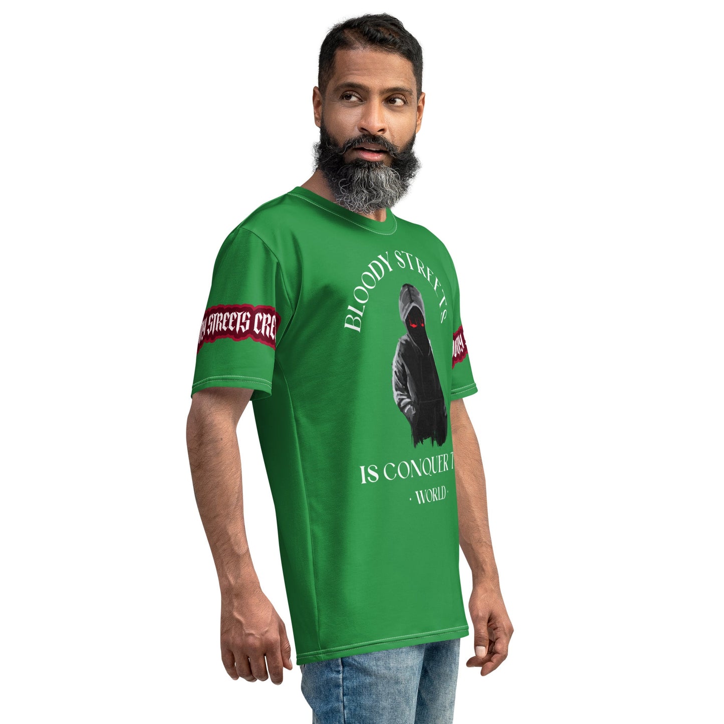 T-Shirt Damen - WHOLE WORLD OF THE BLOODY STREETS - PREMIUM - BLOODY-STREETS.DE Streetwear Herren und Damen Hoodies, T-Shirts, Pullis