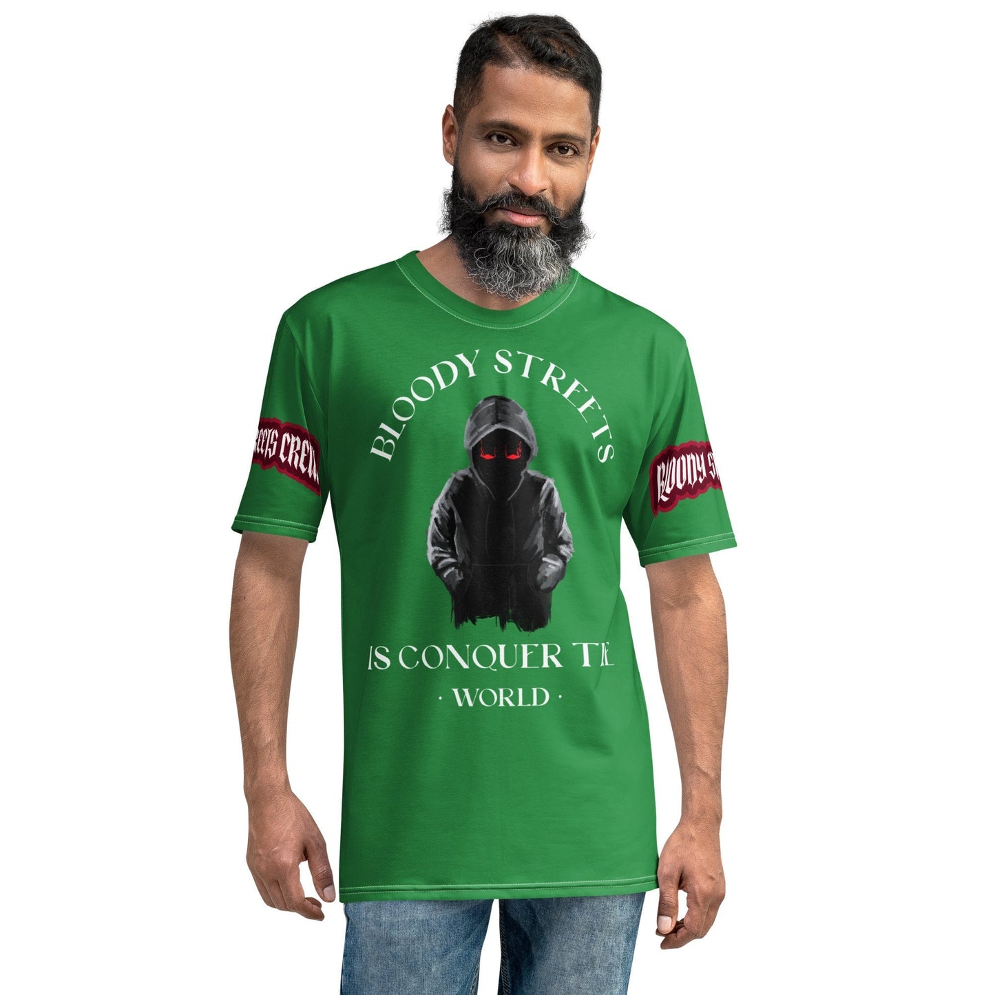T-Shirt Damen - WHOLE WORLD OF THE BLOODY STREETS - PREMIUM - BLOODY-STREETS.DE Streetwear Herren und Damen Hoodies, T-Shirts, Pullis