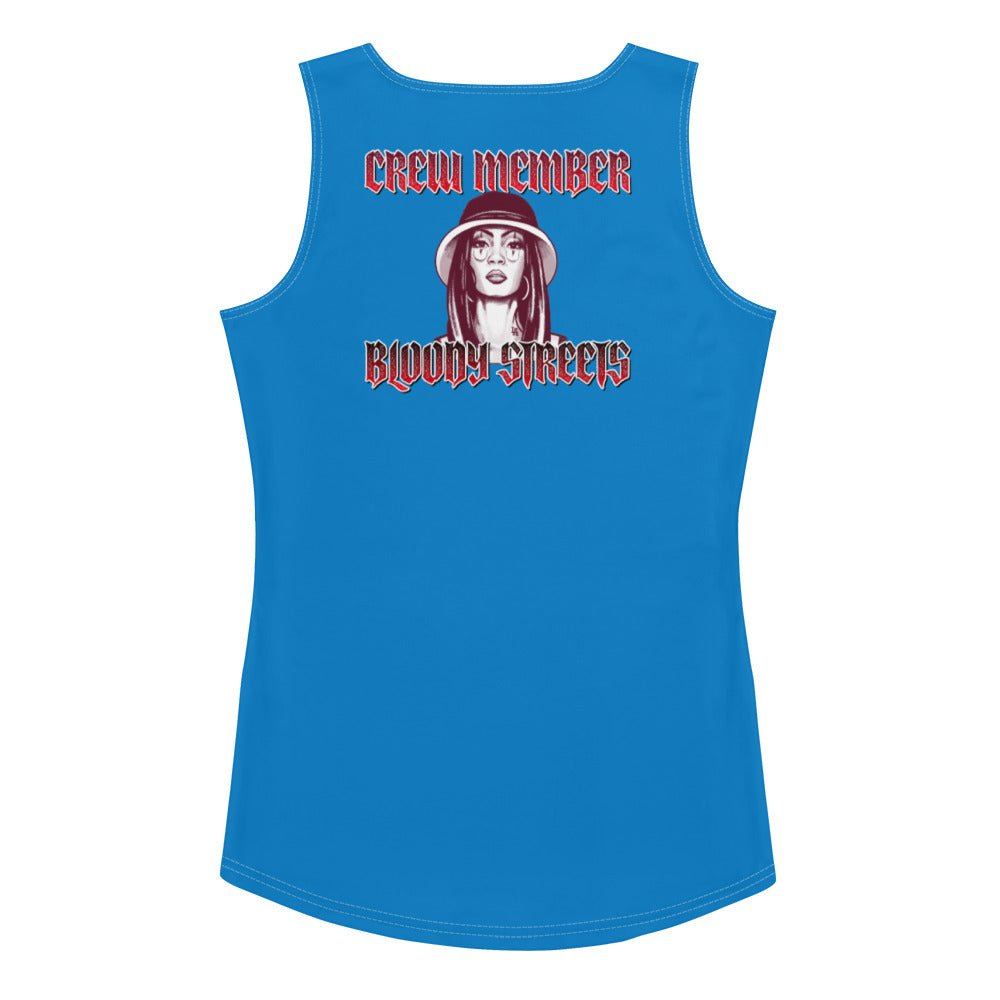 Damen Streetwear Tank Top Blau - BLOODY-STREETS.DE Streetwear Herren und Damen Hoodies, T-Shirts, Pullis