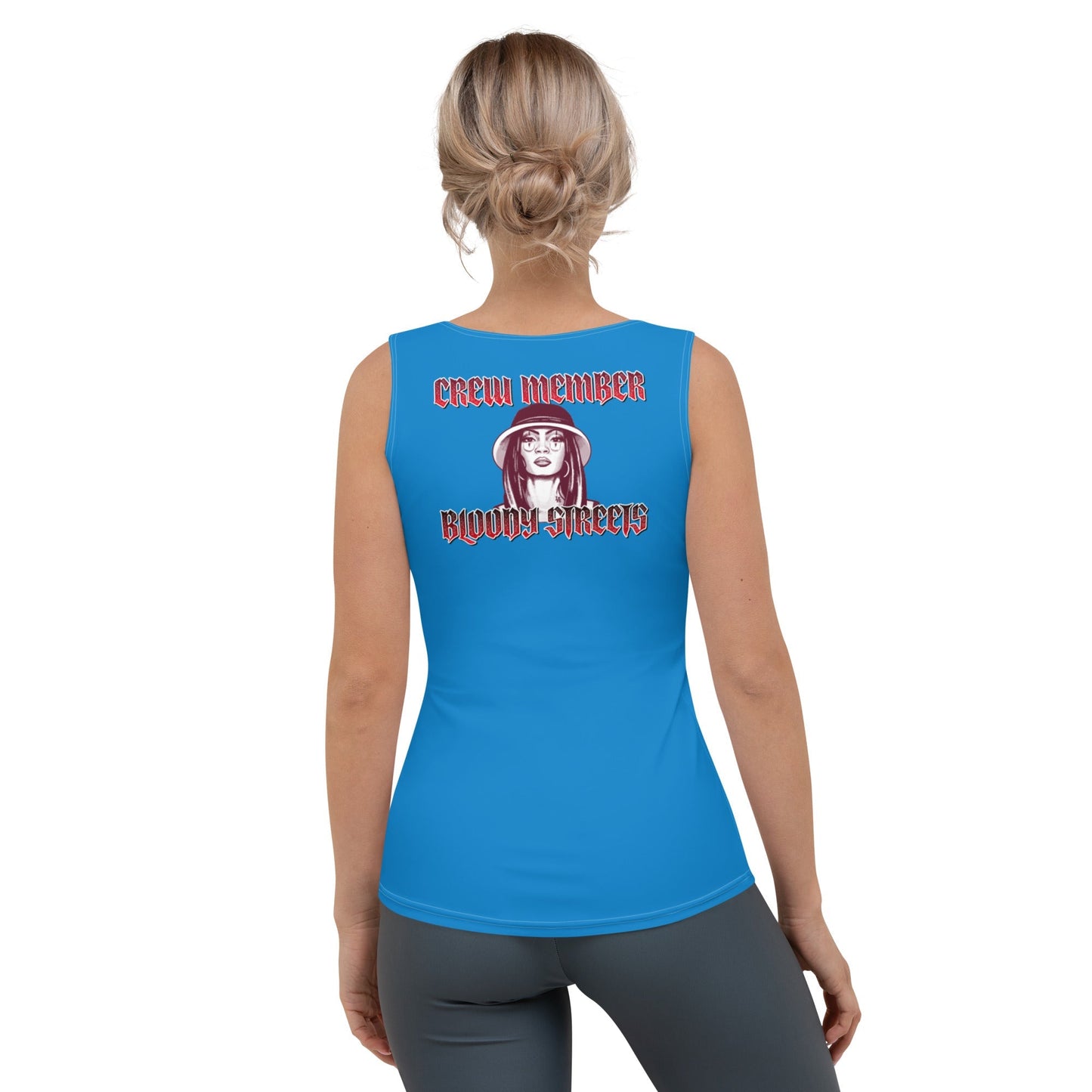 Damen Streetwear Tank Top Blau - BLOODY-STREETS.DE Streetwear Herren und Damen Hoodies, T-Shirts, Pullis
