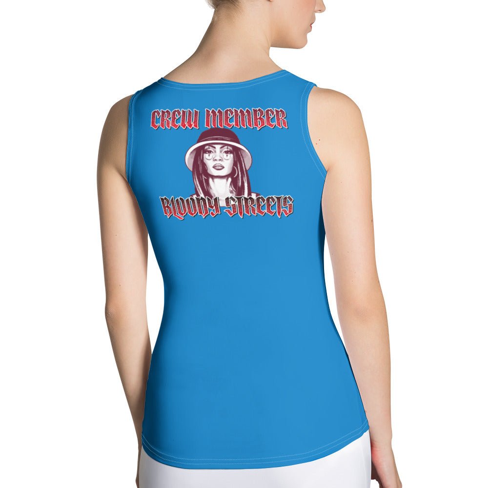 Damen Streetwear Tank Top Blau - BLOODY-STREETS.DE Streetwear Herren und Damen Hoodies, T-Shirts, Pullis