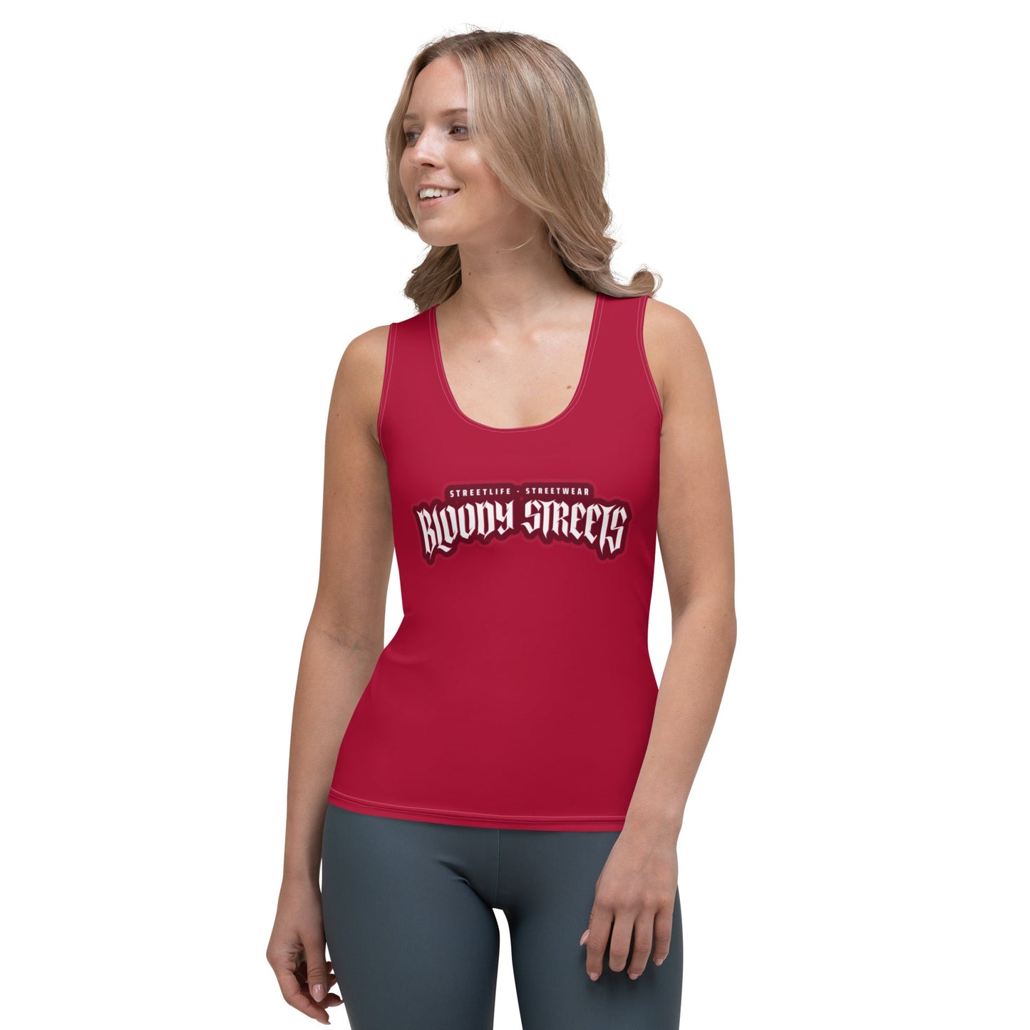 Damen Streetwear Tank Top BLOODY Rot - BLOODY-STREETS.DE Streetwear Herren und Damen Hoodies, T-Shirts, Pullis
