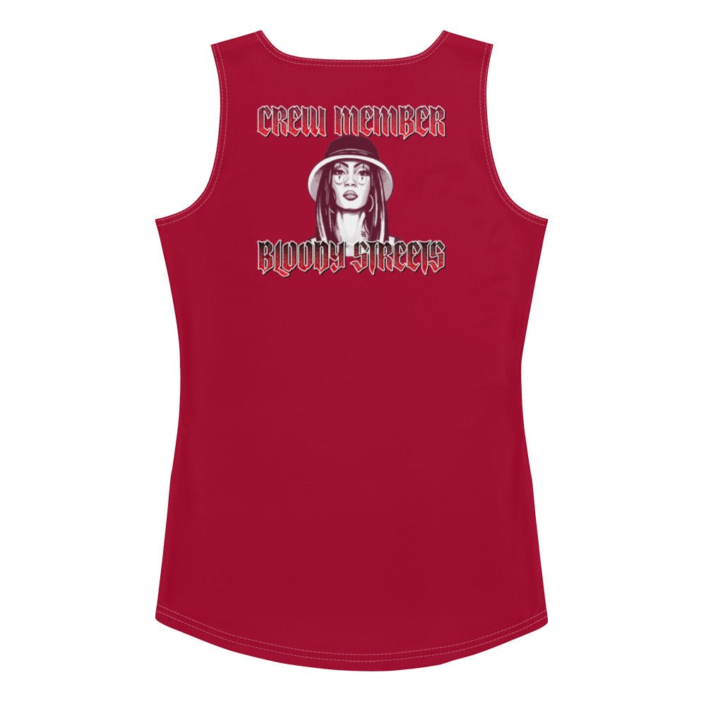 Damen Streetwear Tank Top BLOODY Rot - BLOODY-STREETS.DE Streetwear Herren und Damen Hoodies, T-Shirts, Pullis