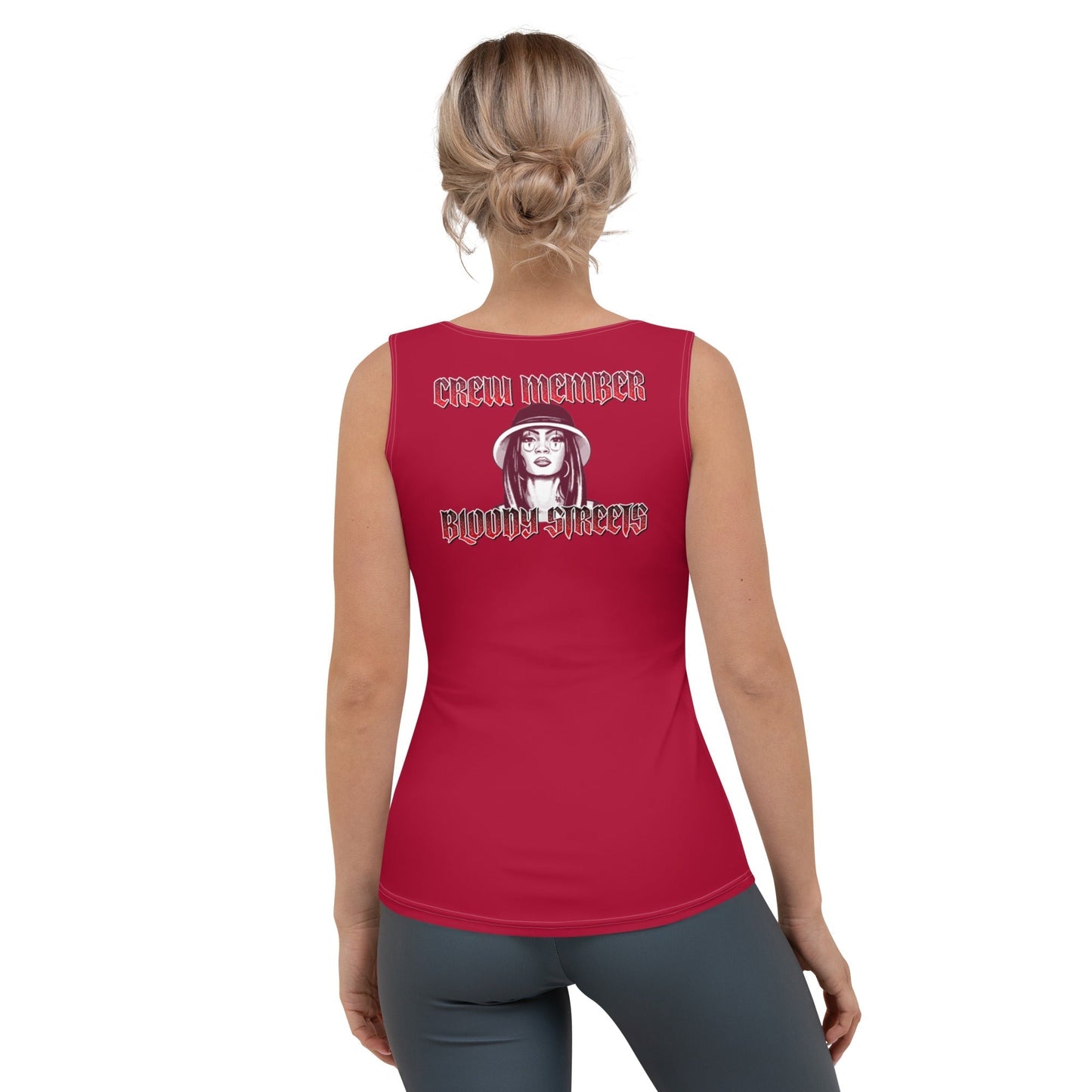 Damen Streetwear Tank Top BLOODY Rot - BLOODY-STREETS.DE Streetwear Herren und Damen Hoodies, T-Shirts, Pullis
