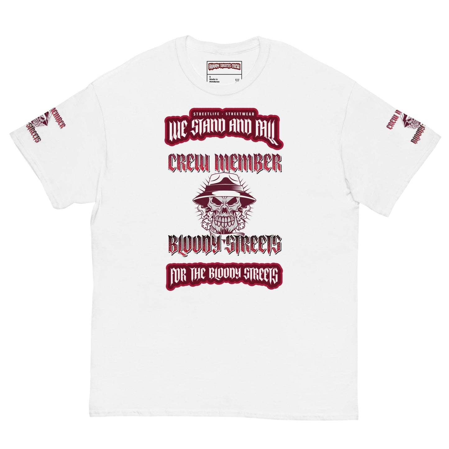 Herren Streetwear T-Shirt - BLOODY STREETS "NO GAMES ON THE STREETS" - BLOODY-STREETS.DE Streetwear Herren und Damen Hoodies, T-Shirts, Pullis