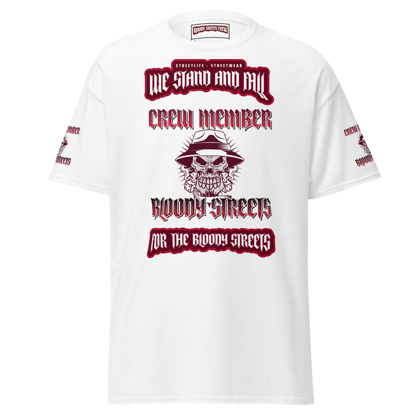 Herren Streetwear T-Shirt - BLOODY STREETS "NO GAMES ON THE STREETS" - BLOODY-STREETS.DE Streetwear Herren und Damen Hoodies, T-Shirts, Pullis