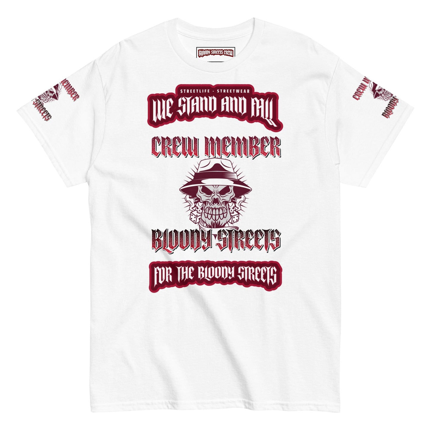 Herren Streetwear T-Shirt - BLOODY STREETS "NO GAMES ON THE STREETS" - BLOODY-STREETS.DE Streetwear Herren und Damen Hoodies, T-Shirts, Pullis