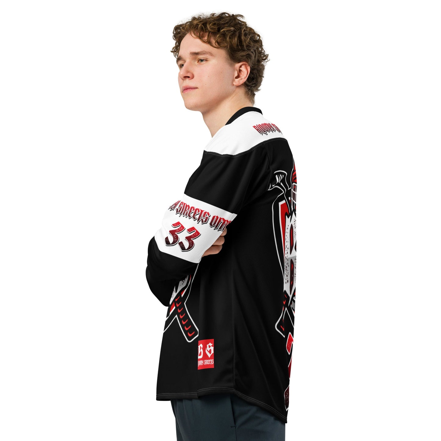 Bloody Streets Hockey Trikot - BLOODY-STREETS.DE Streetwear Herren und Damen Hoodies, T-Shirts, Pullis