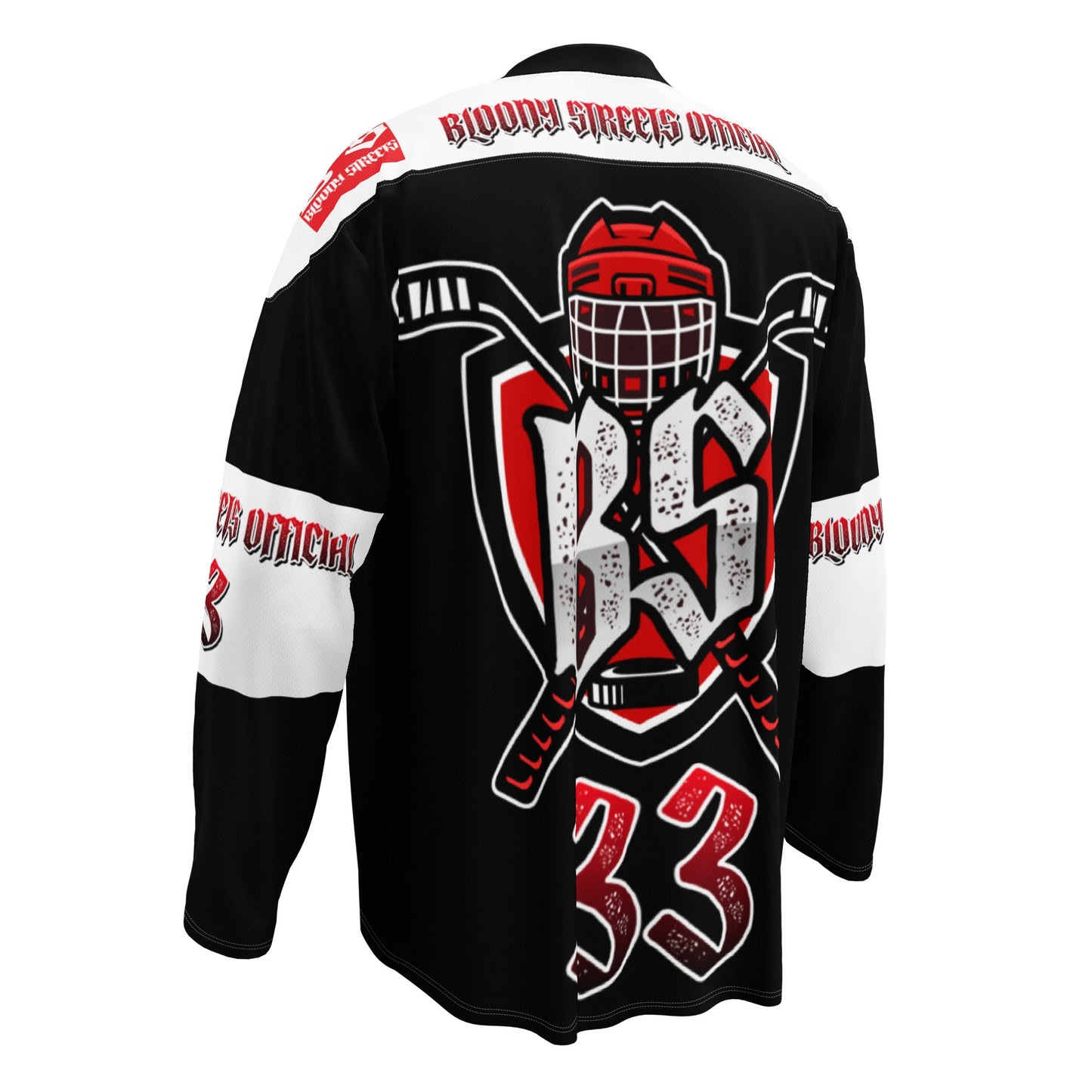 Bloody Streets Hockey Trikot - BLOODY-STREETS.DE Streetwear Herren und Damen Hoodies, T-Shirts, Pullis