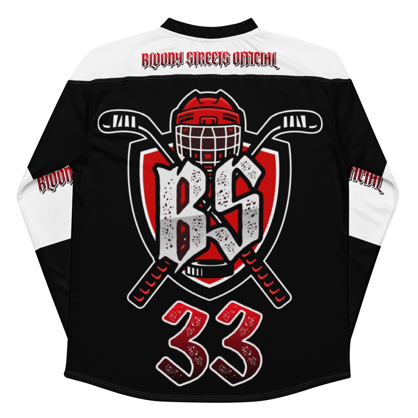 Bloody Streets Hockey Trikot - BLOODY-STREETS.DE Streetwear Herren und Damen Hoodies, T-Shirts, Pullis