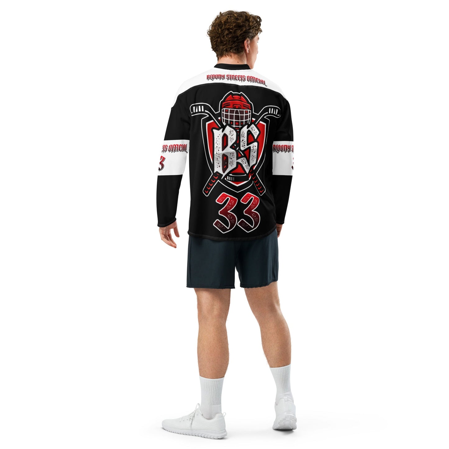 Bloody Streets Hockey Trikot - BLOODY-STREETS.DE Streetwear Herren und Damen Hoodies, T-Shirts, Pullis
