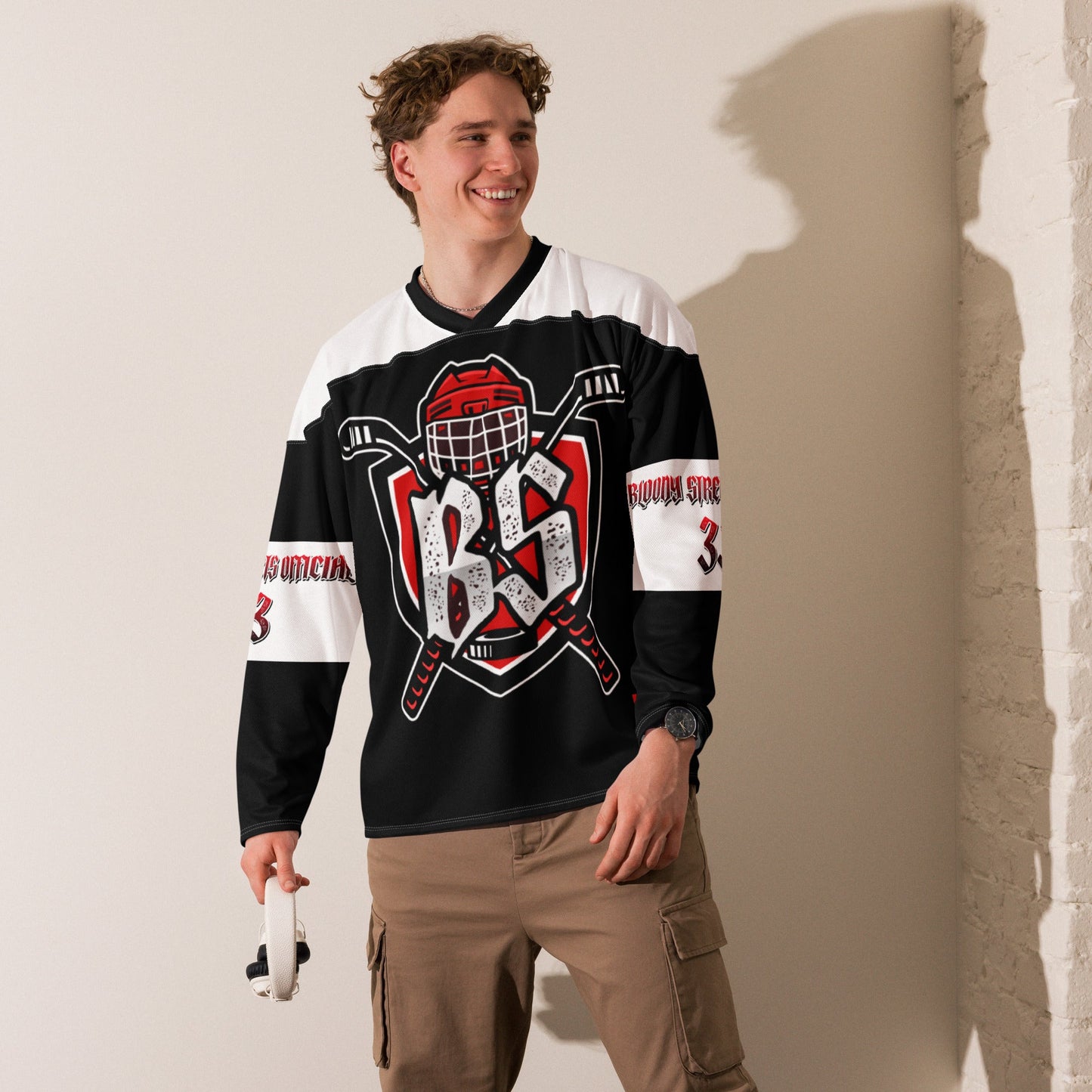 Bloody Streets Hockey Trikot - BLOODY-STREETS.DE Streetwear Herren und Damen Hoodies, T-Shirts, Pullis