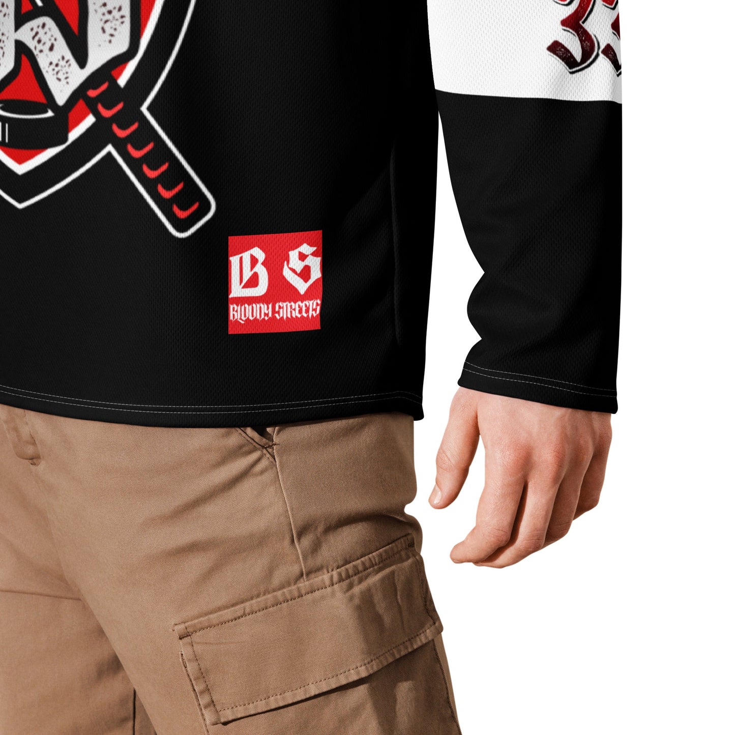 Bloody Streets Hockey Trikot - BLOODY-STREETS.DE Streetwear Herren und Damen Hoodies, T-Shirts, Pullis