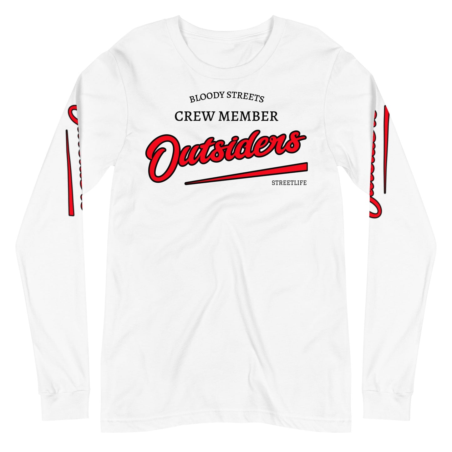 BS OUTSIDERS Crew - Premium Longsleeve LADY - BLOODY-STREETS.DE Streetwear Herren und Damen Hoodies, T-Shirts, Pullis